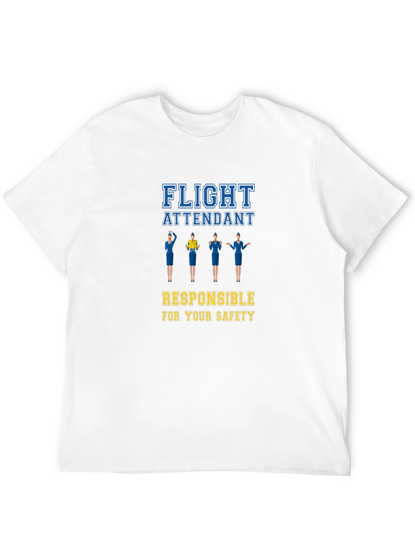 Flight Attendant Safety T-Shirt | Aviation Apparel