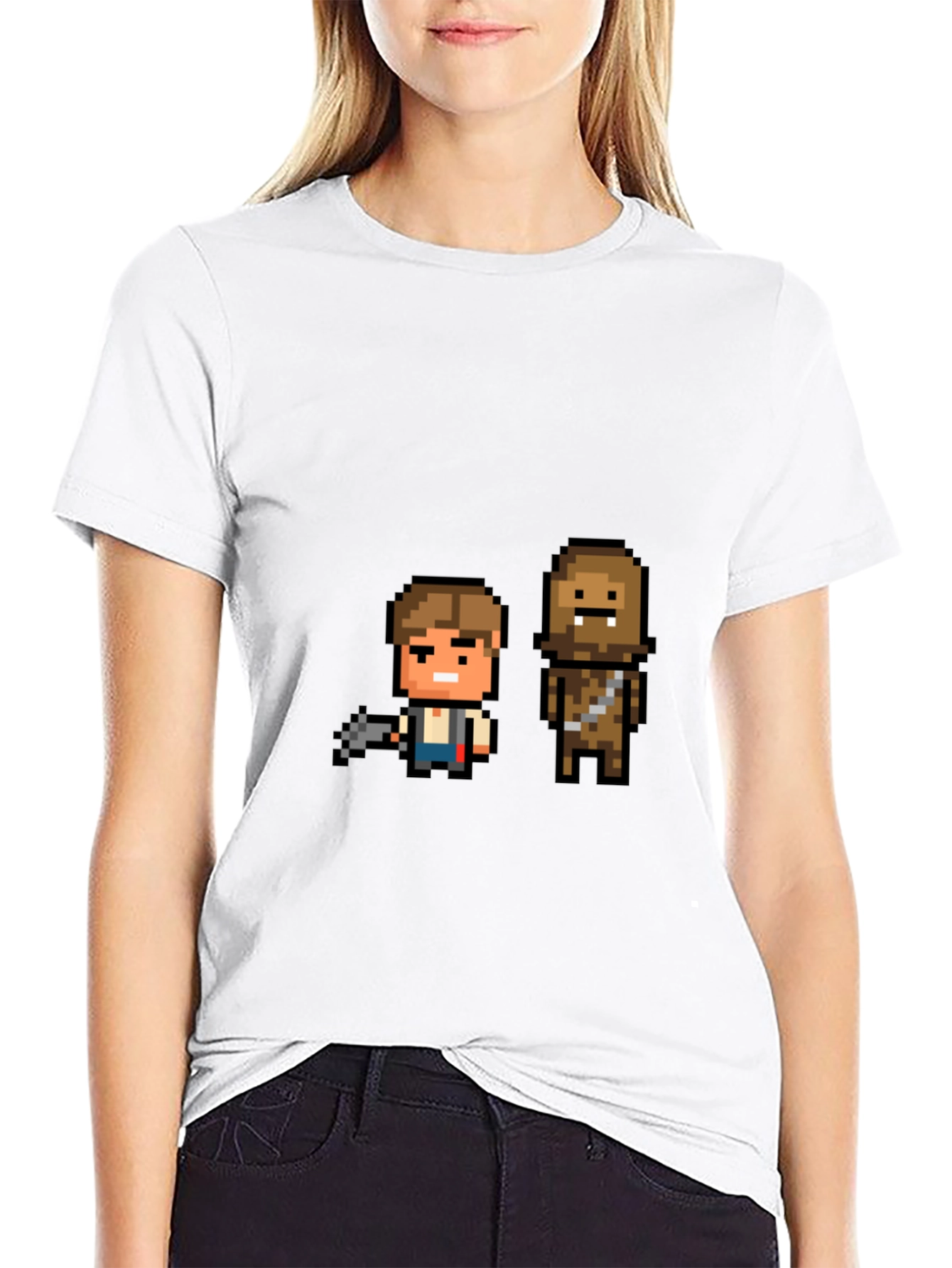 Pixel Han & Chewie T-Shirt