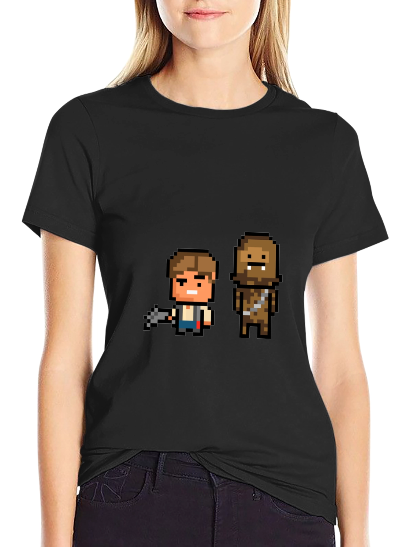 Pixel Han & Chewie T-Shirt