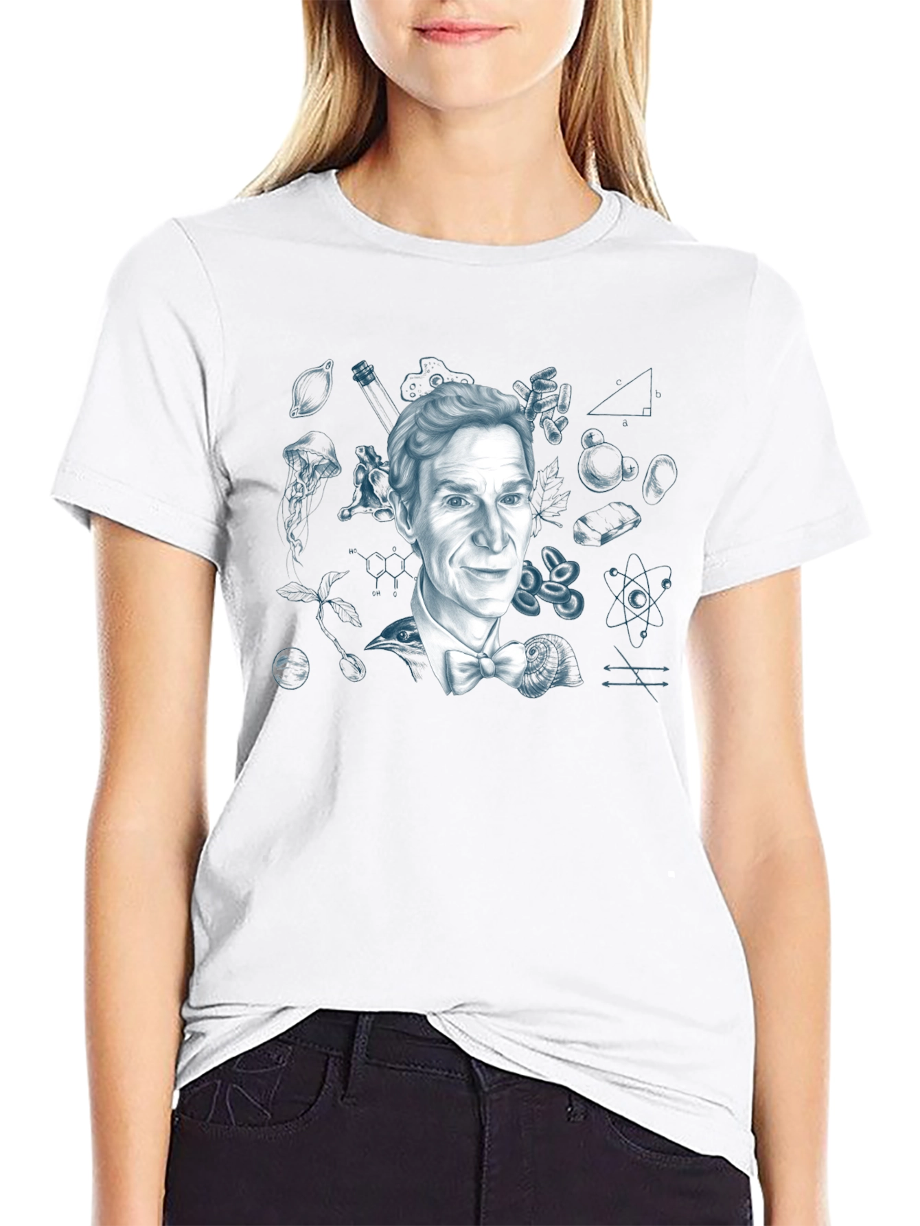 Bill Nye Science T-Shirt - Black Graphic Tee