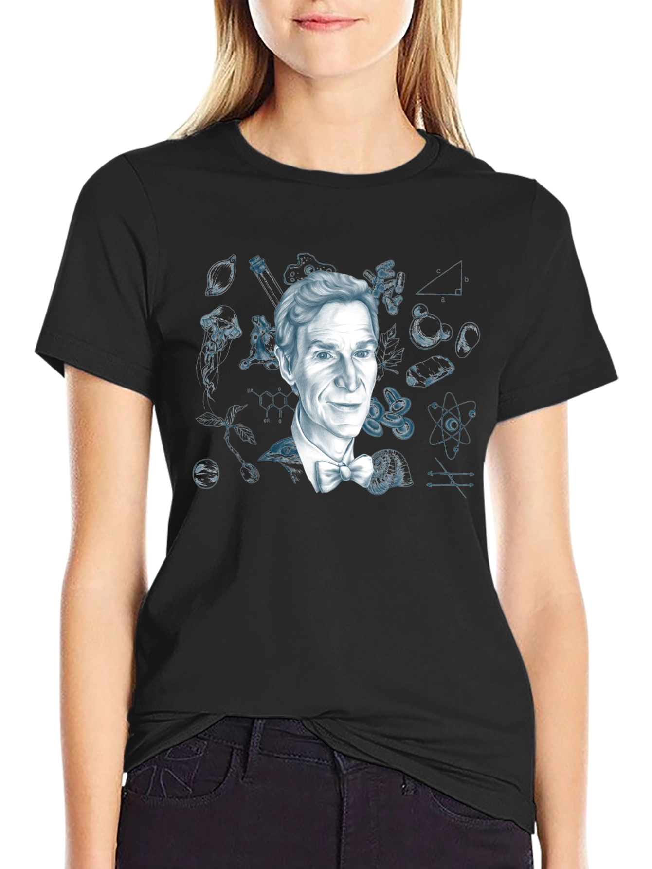Bill Nye Science T-Shirt - Black Graphic Tee