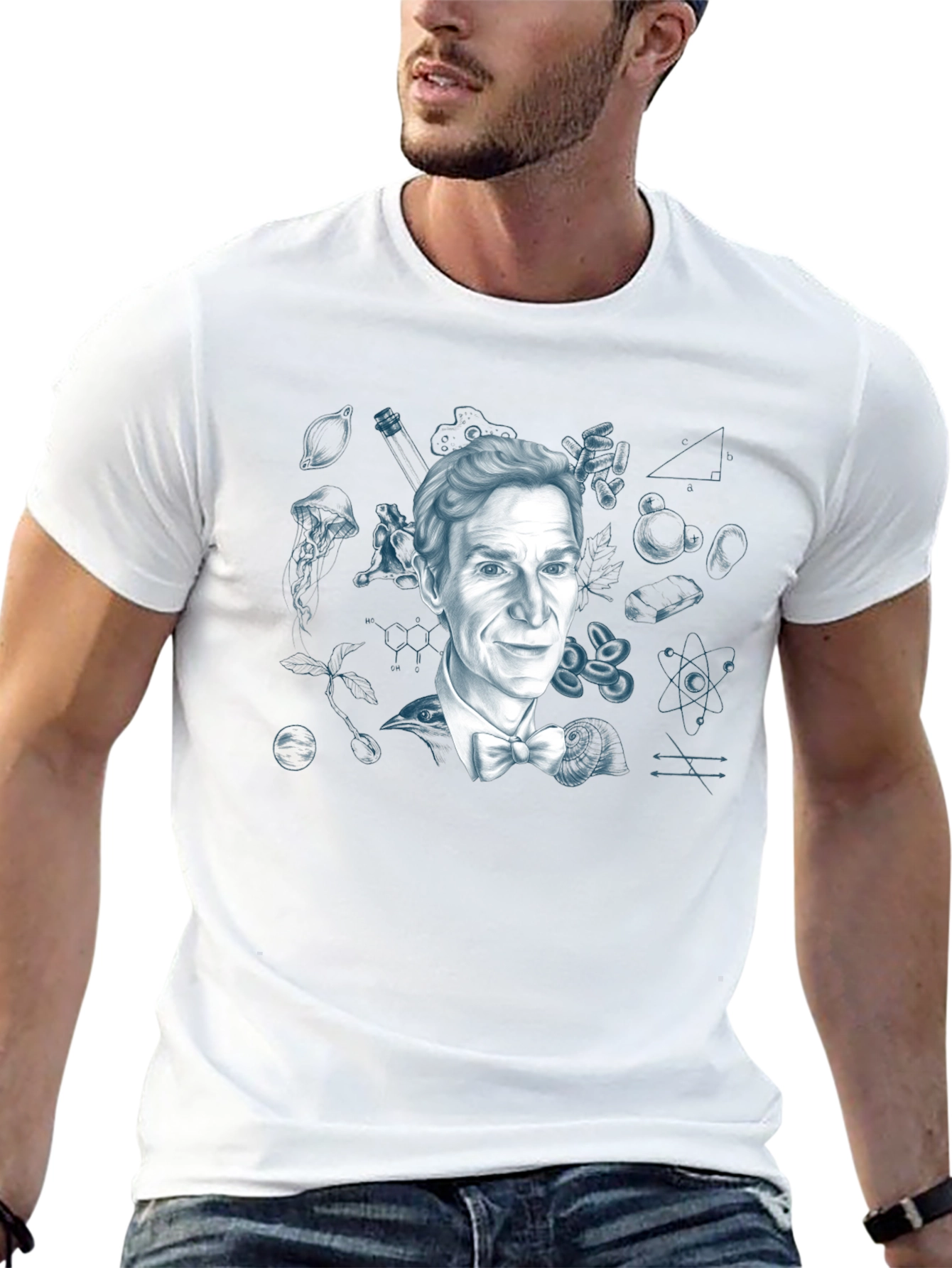 Bill Nye Science T-Shirt - Black Graphic Tee