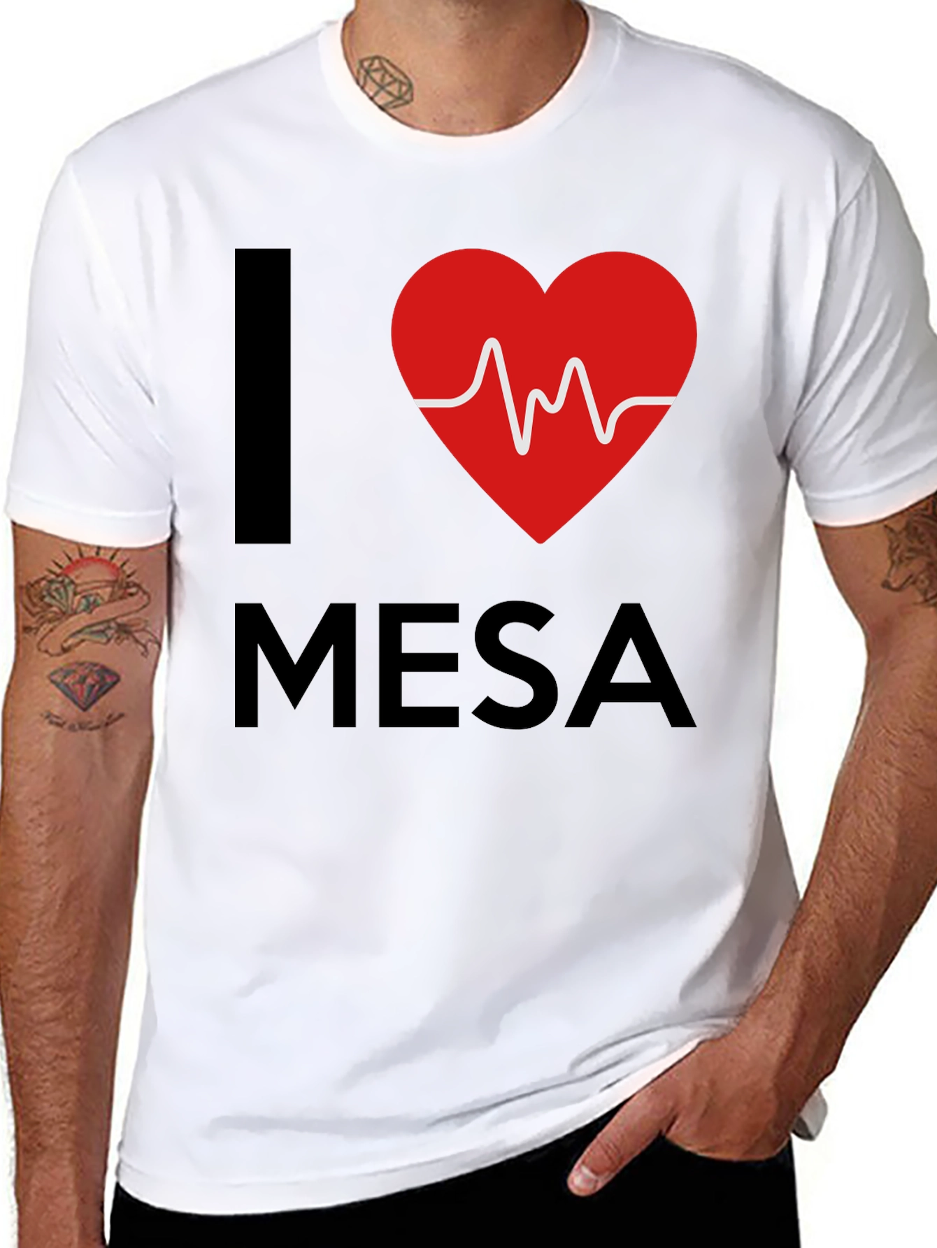 I Heart Mesa T-Shirt - City Pride Tee