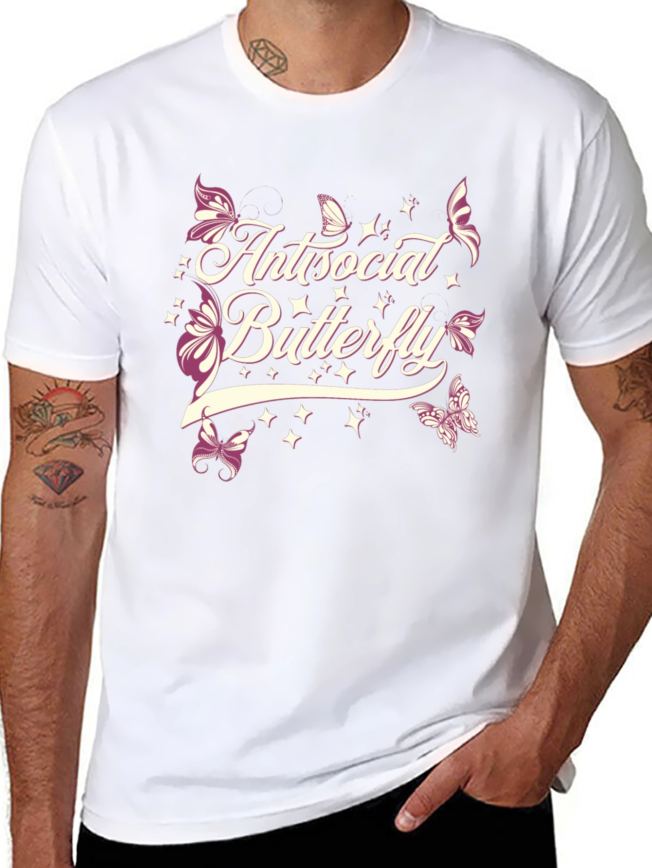 Antisocial Butterfly Graphic Tee