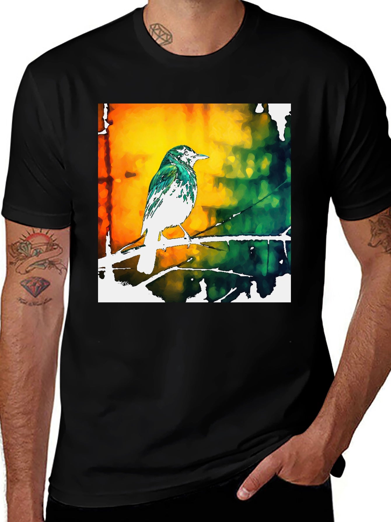 Watercolor Bird T-Shirt