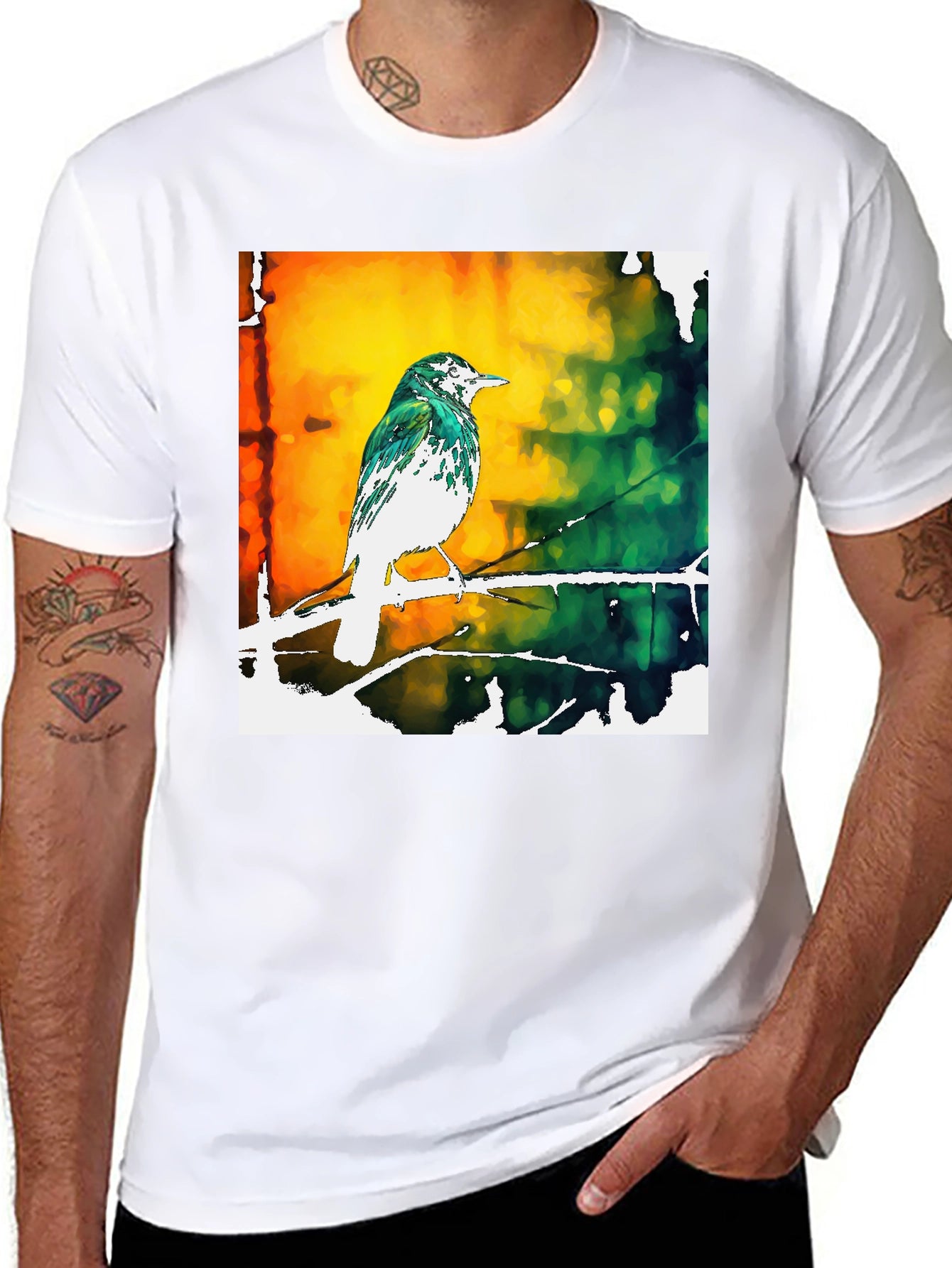 Watercolor Bird T-Shirt