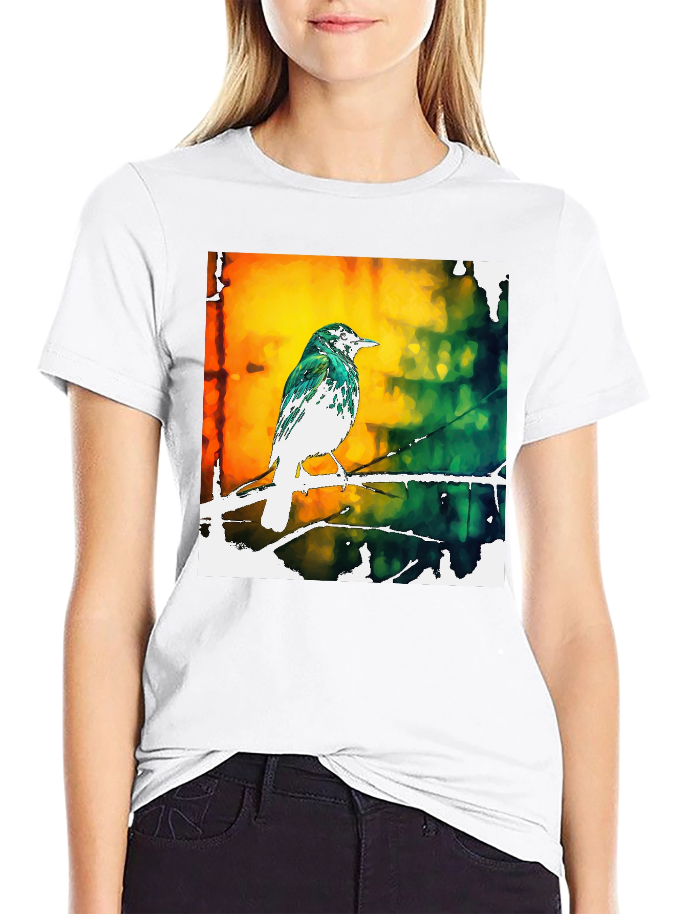 Watercolor Bird T-Shirt