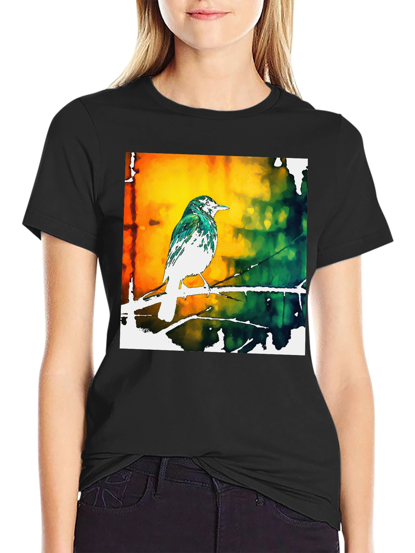 Watercolor Bird T-Shirt