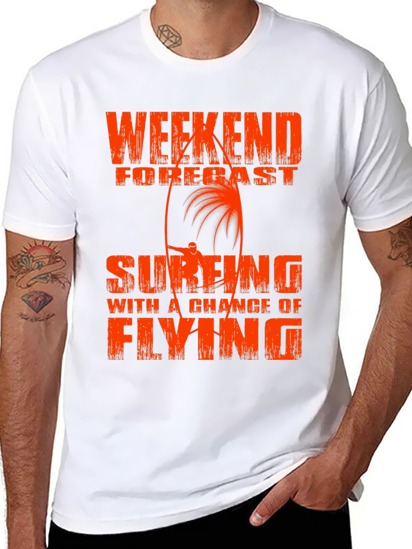 Weekend Forecast Surfing T-Shirt