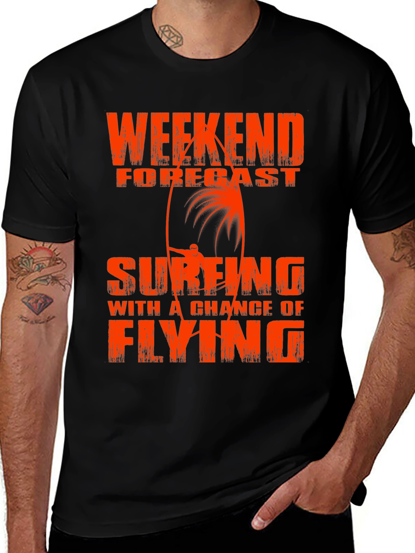Weekend Forecast Surfing T-Shirt