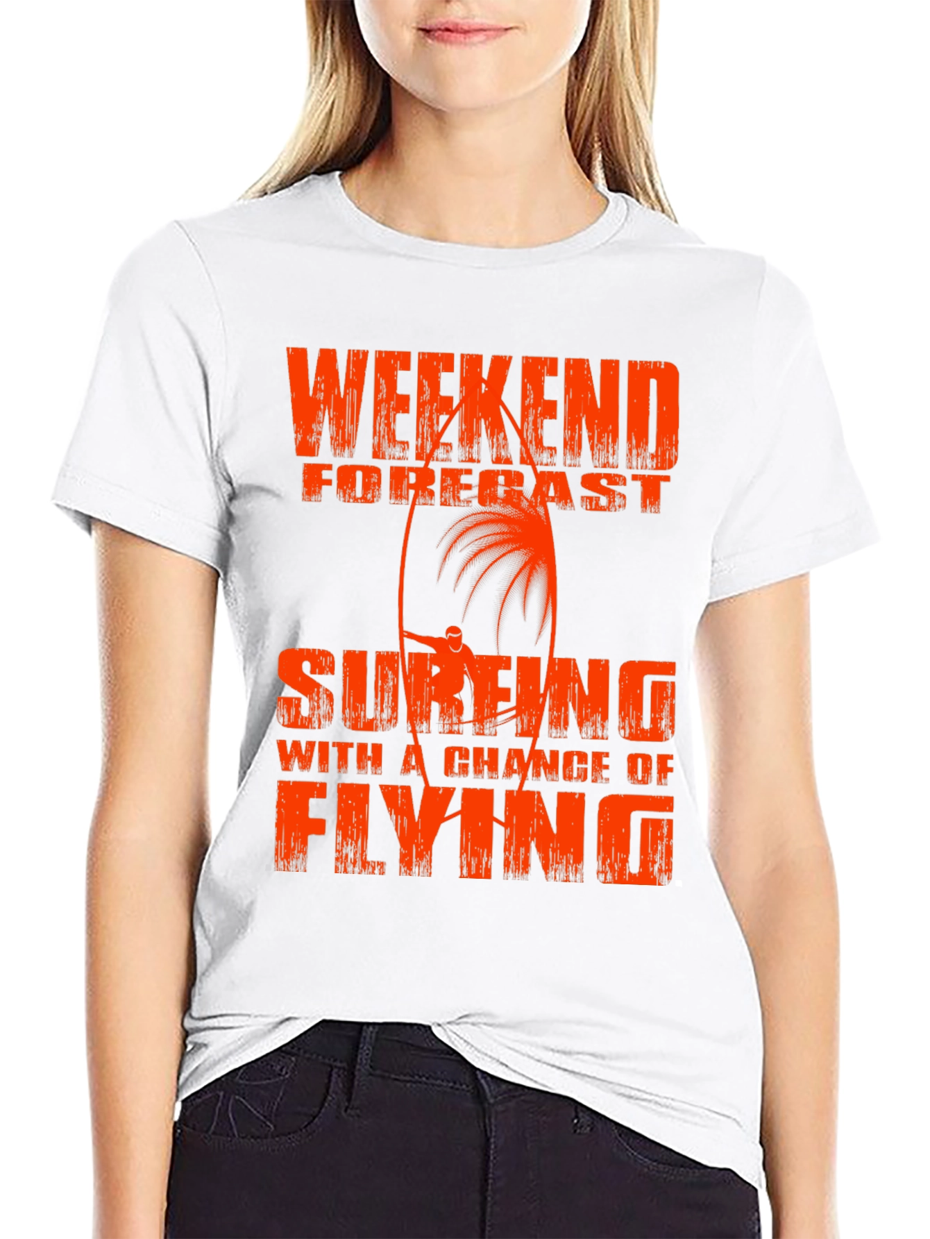 Weekend Forecast Surfing T-Shirt
