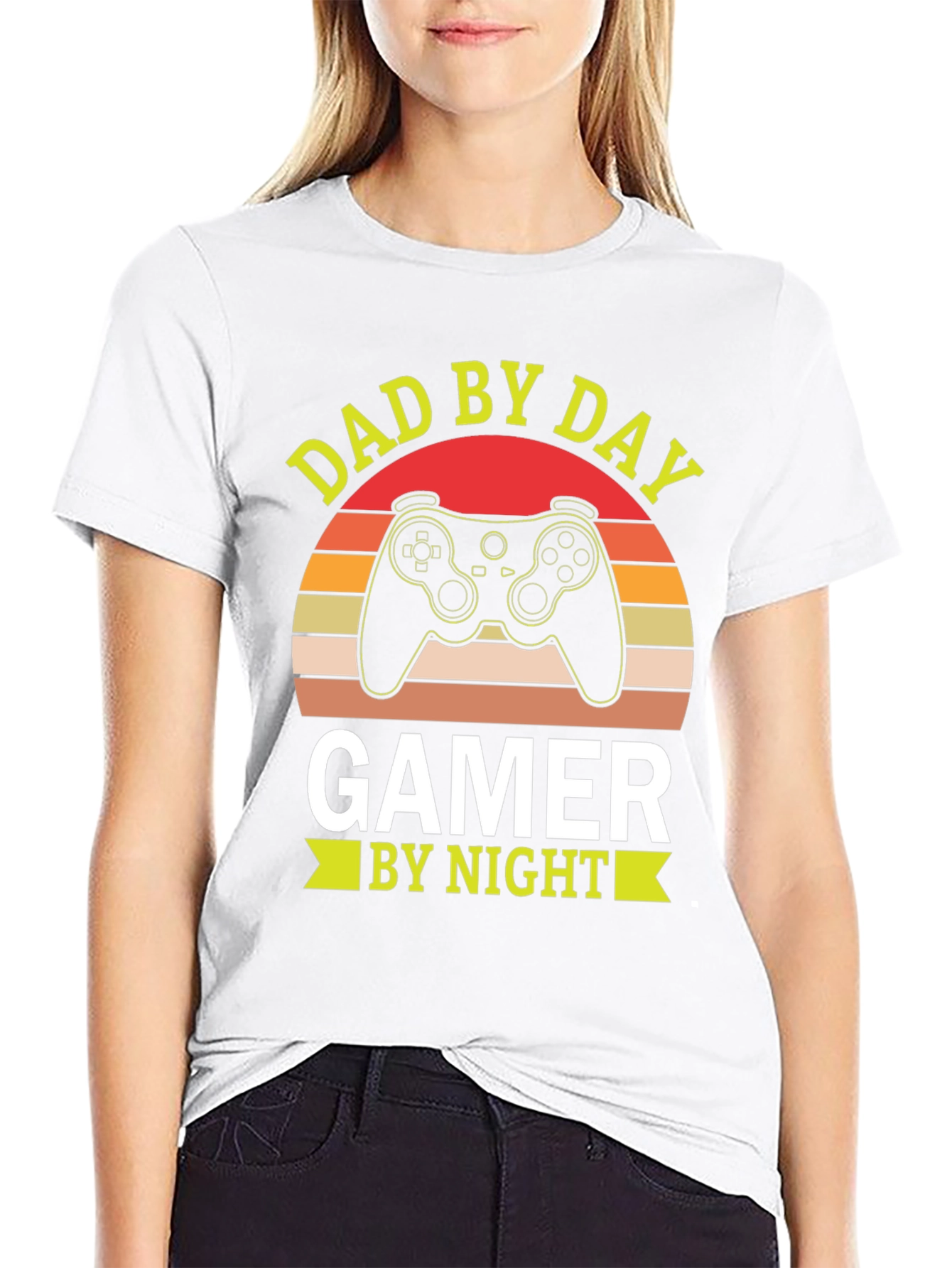 Dad by Day Gamer by Night Graphic Tee
