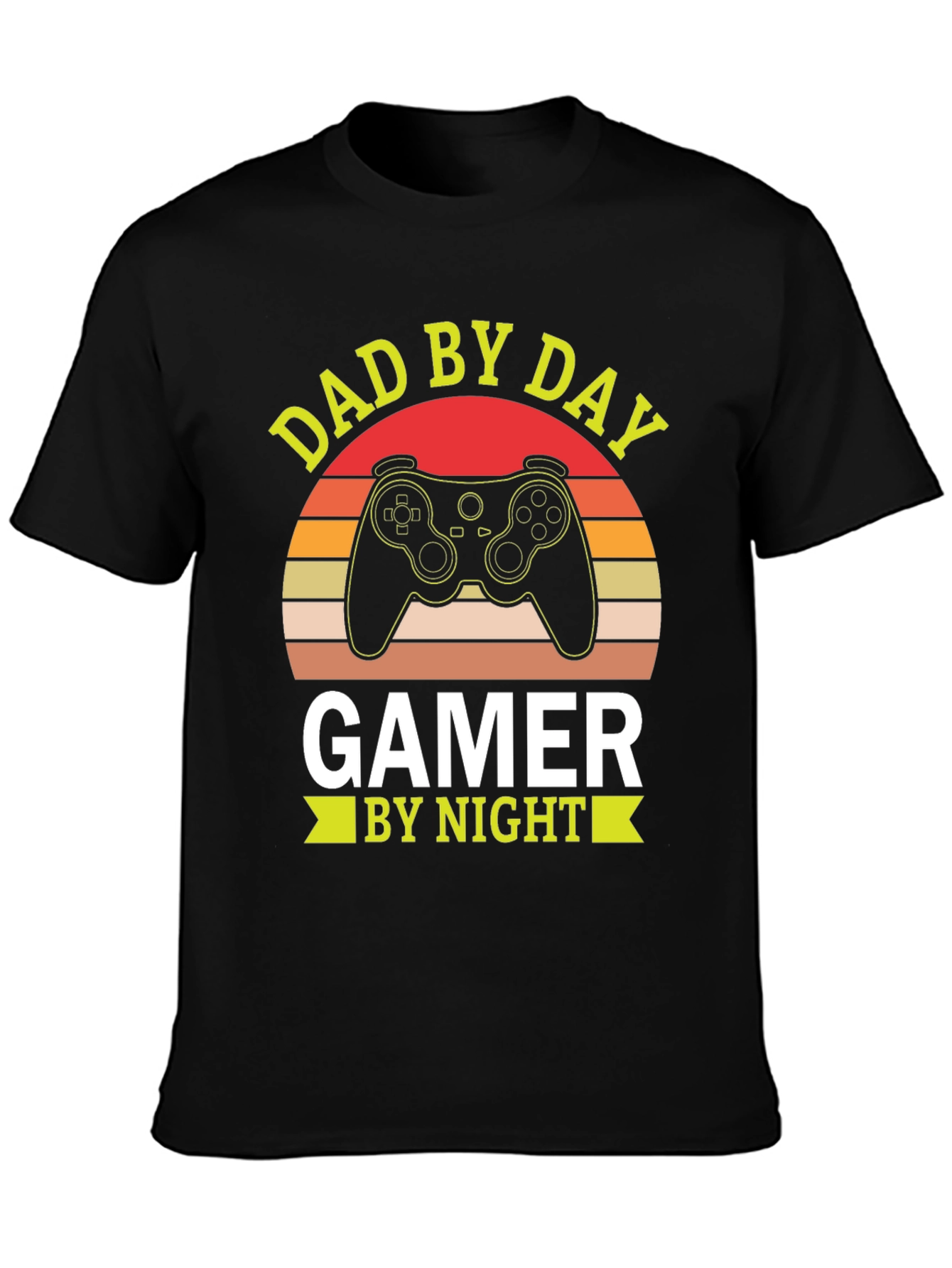 Dad by Day Gamer by Night Graphic Tee