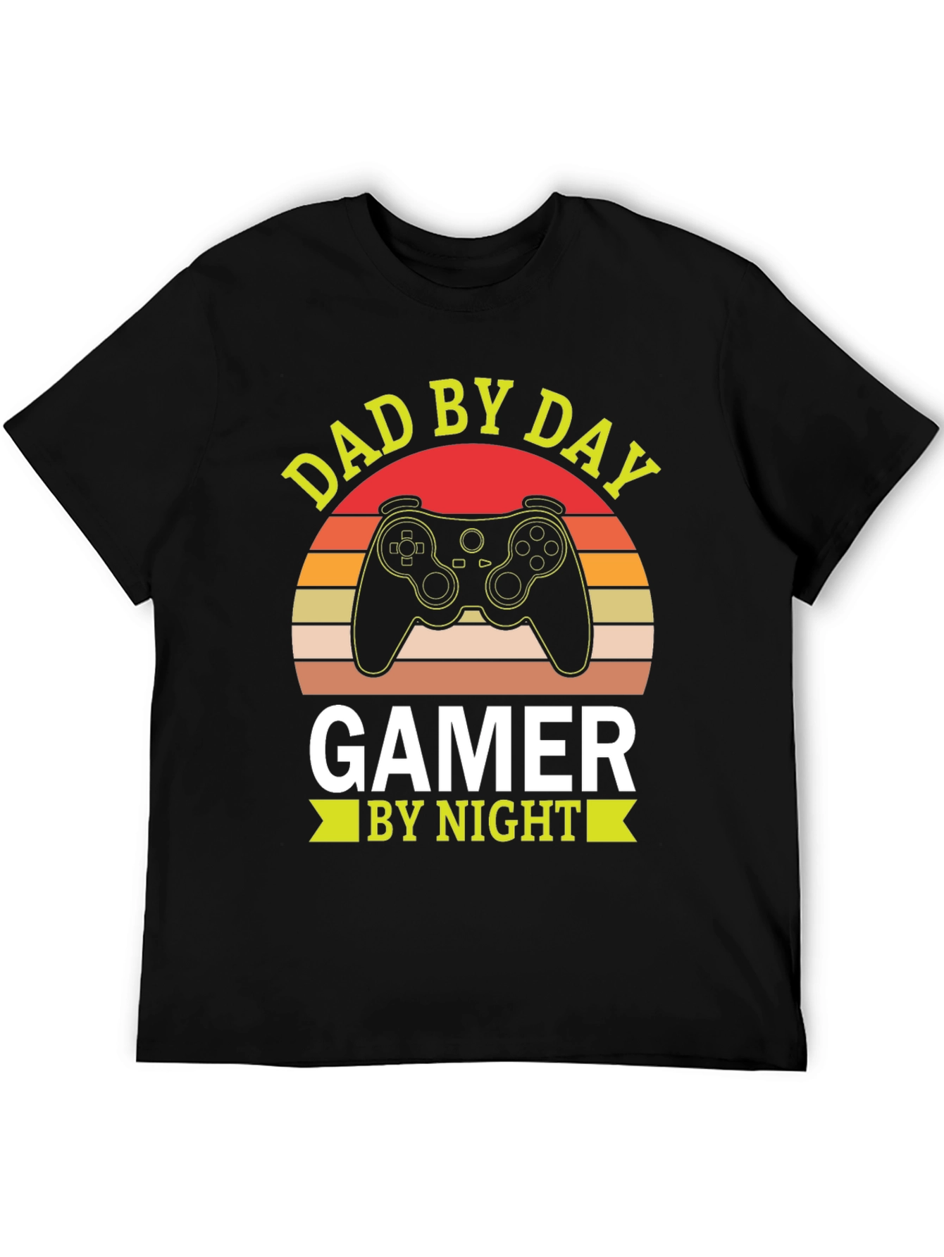 Dad by Day Gamer by Night Graphic Tee