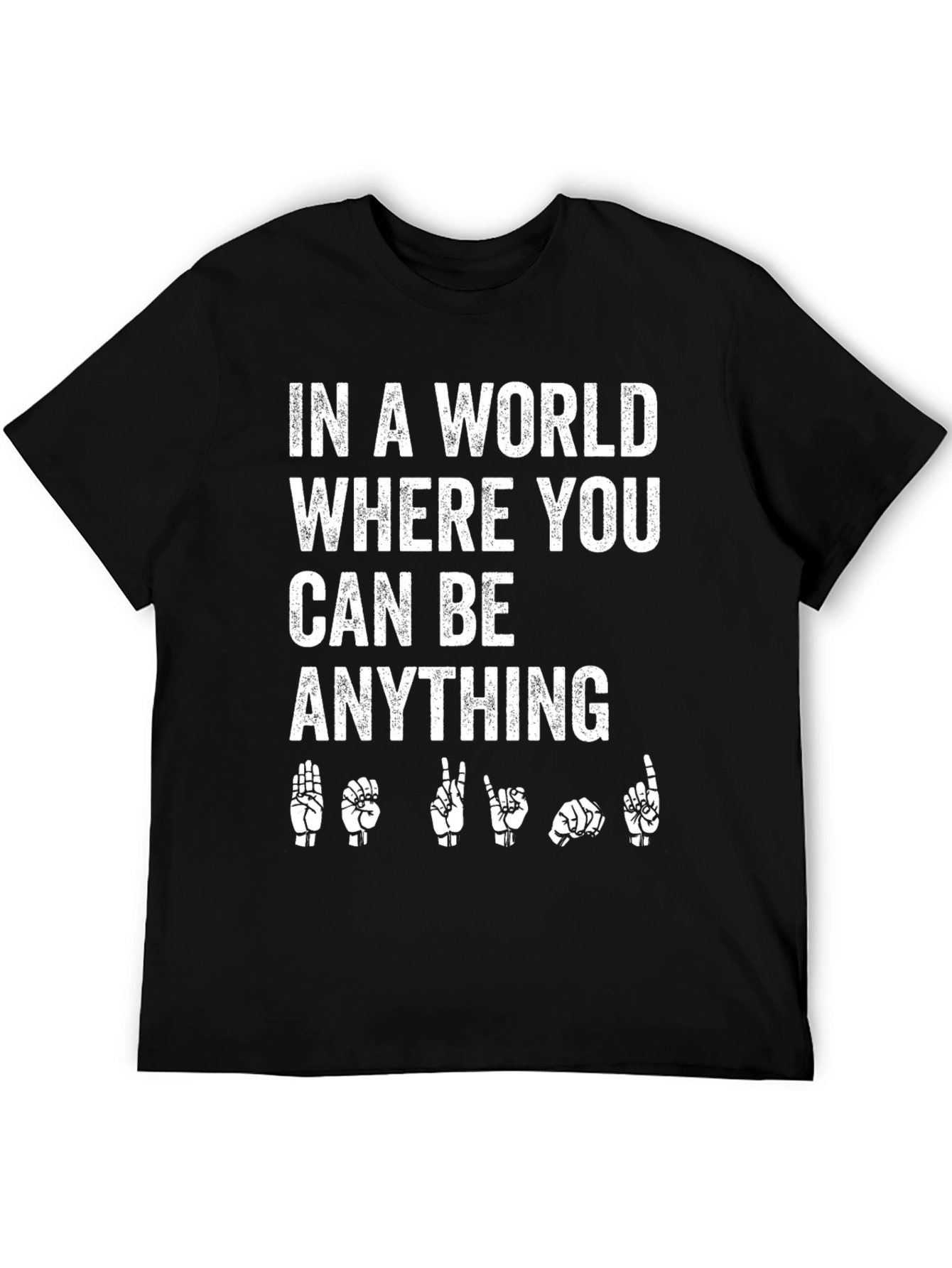 In a World Be Kind Sign Language T-Shirt