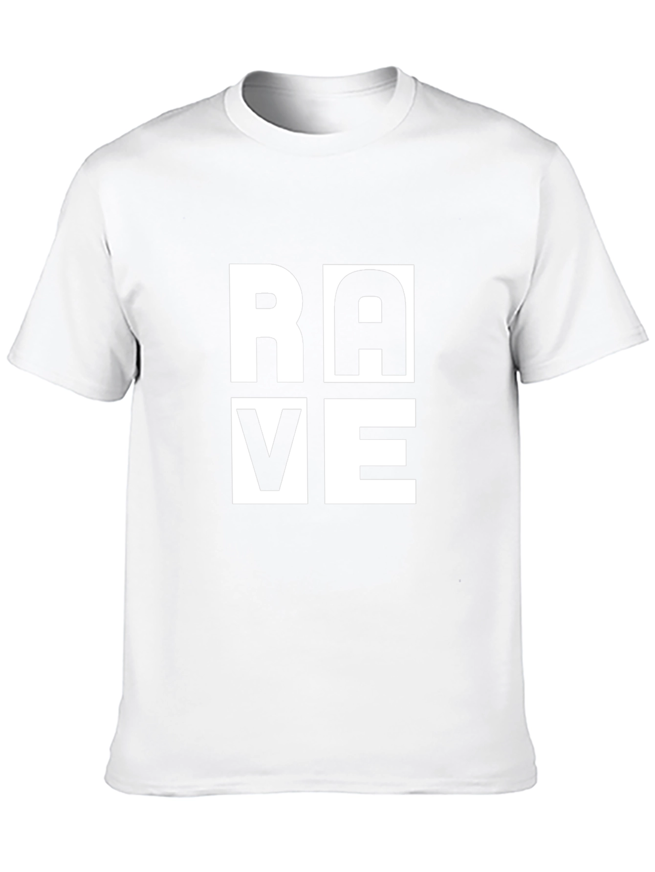 Rave Graphic Print Black T-Shirt