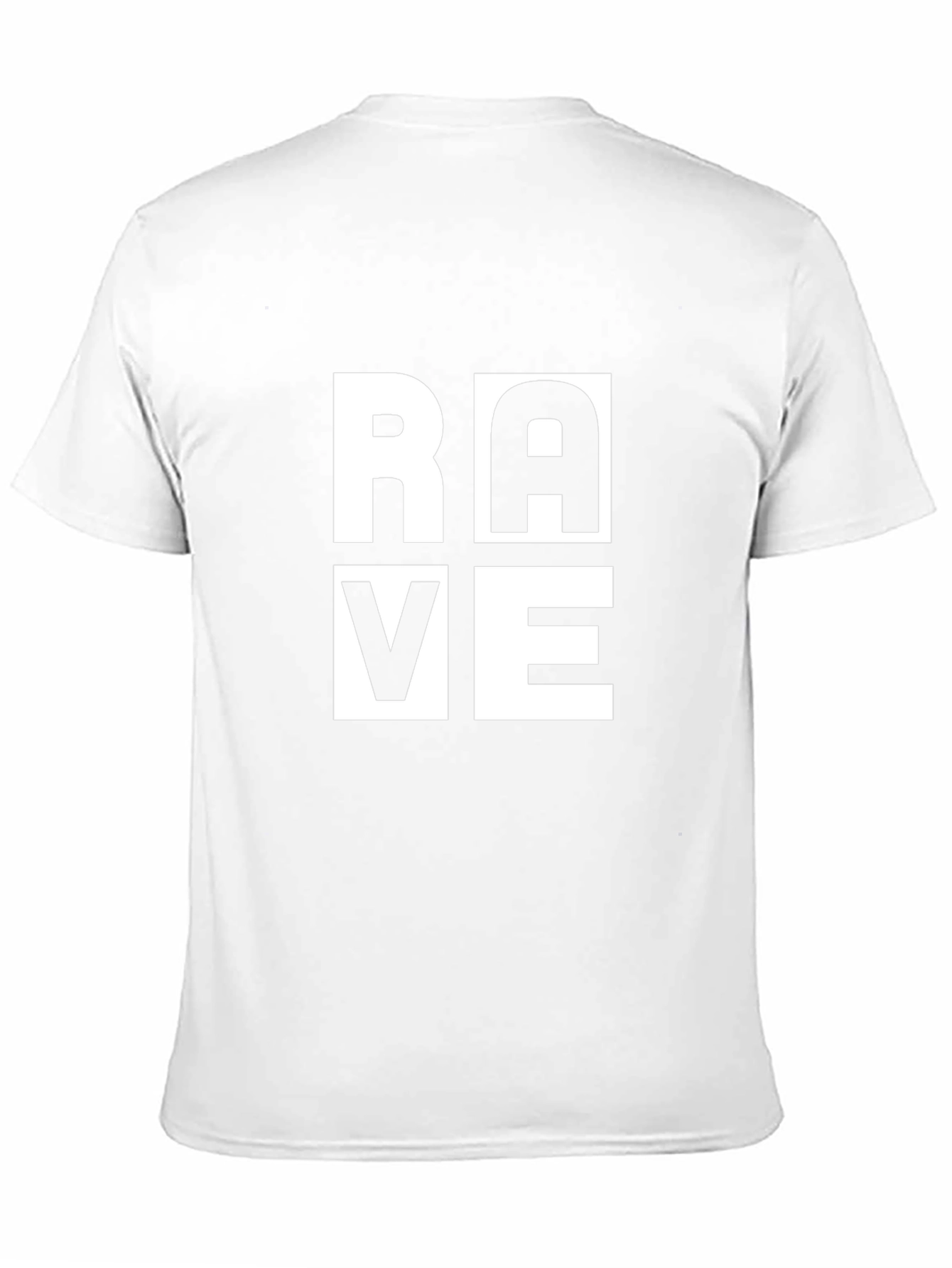 Rave Graphic Print Black T-Shirt