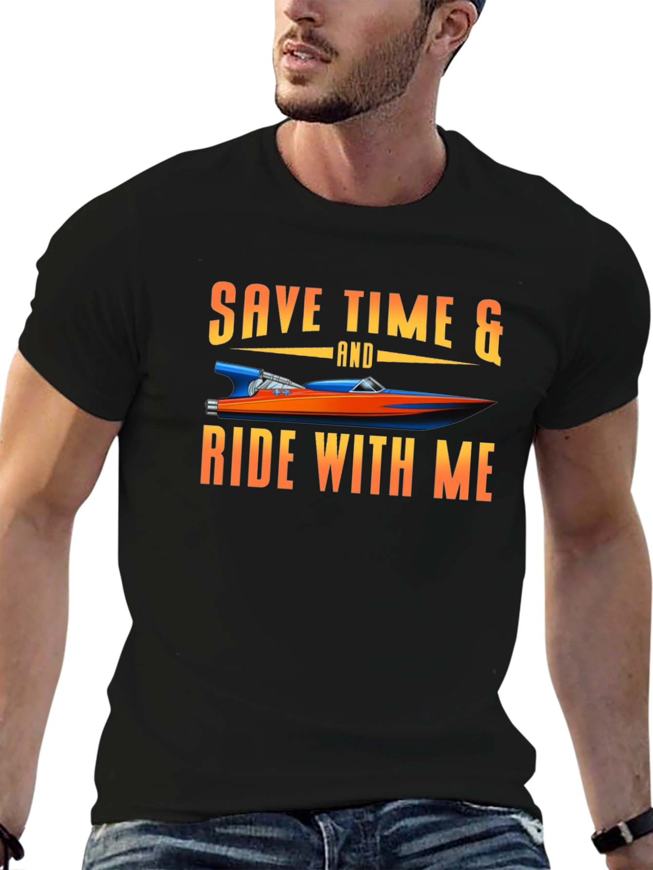 Save Time & Ride With Me Graphic Tee