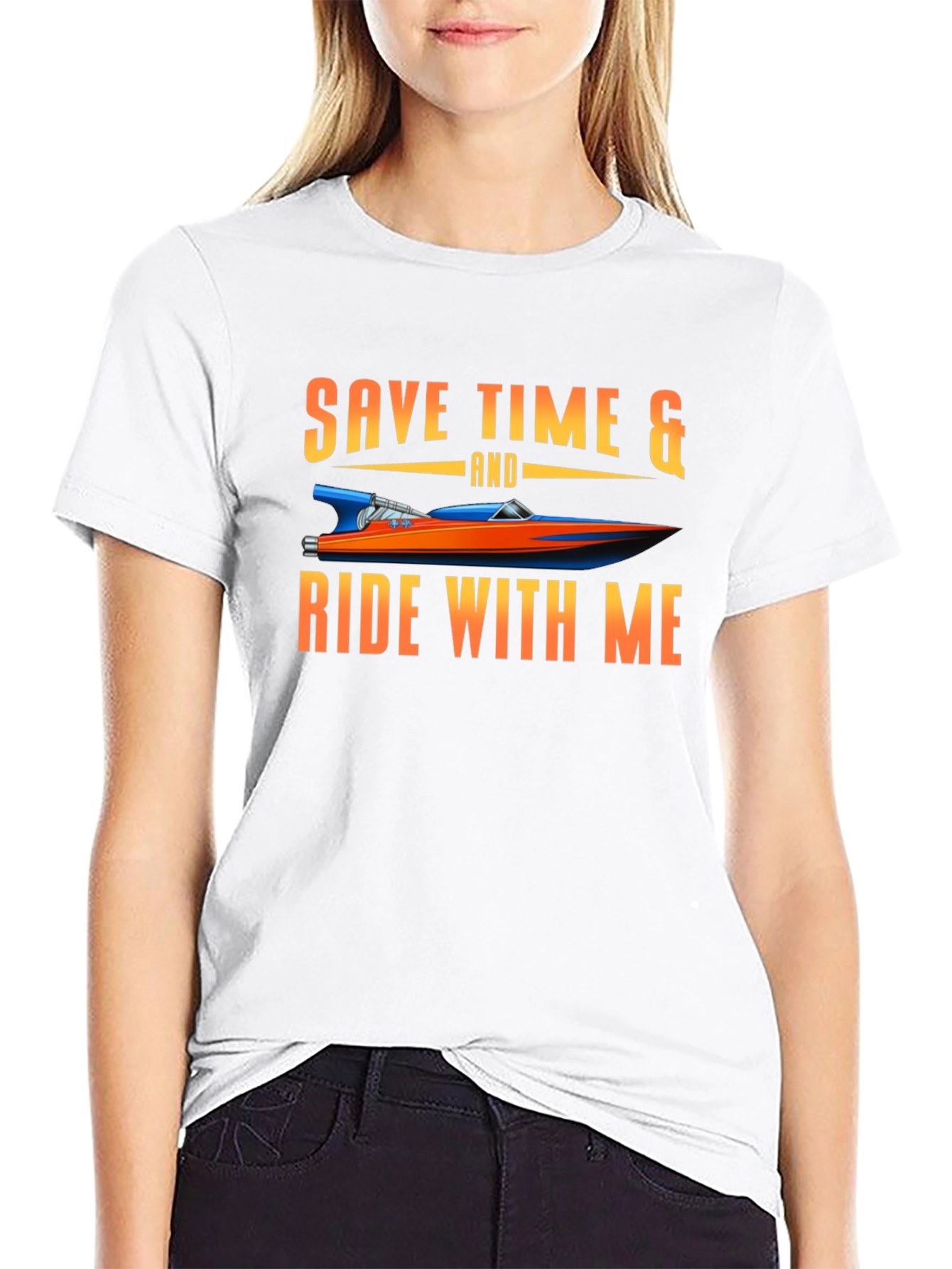 Save Time & Ride With Me Graphic Tee