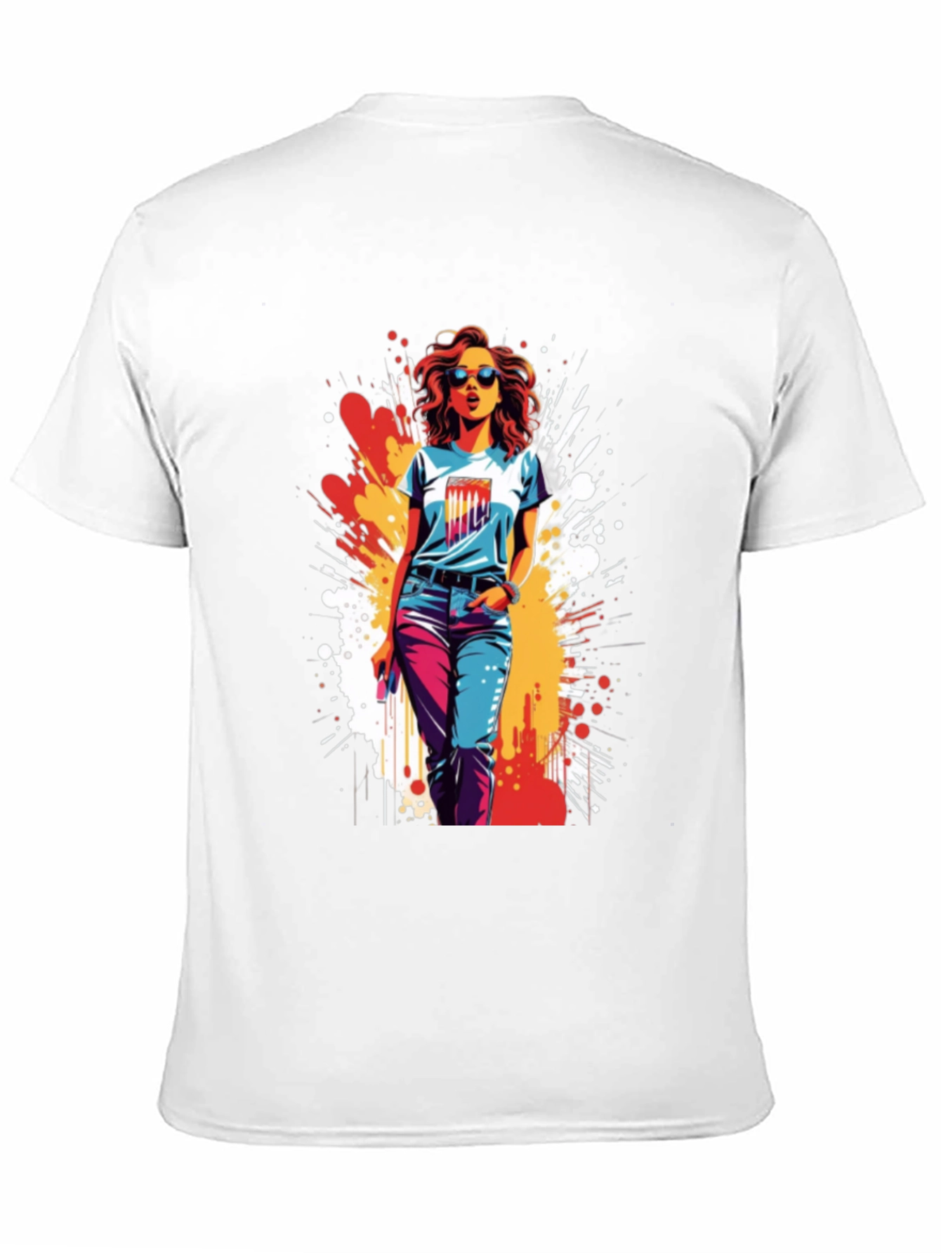 Stylish Womens Graphic T-Shirt - Urban Design