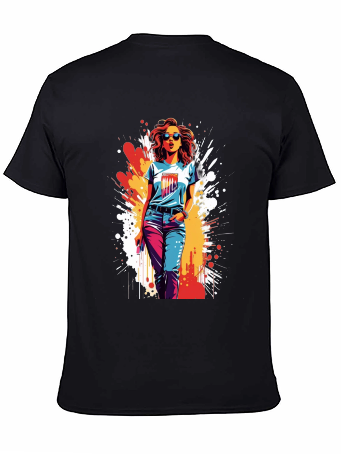 Stylish Womens Graphic T-Shirt - Urban Design