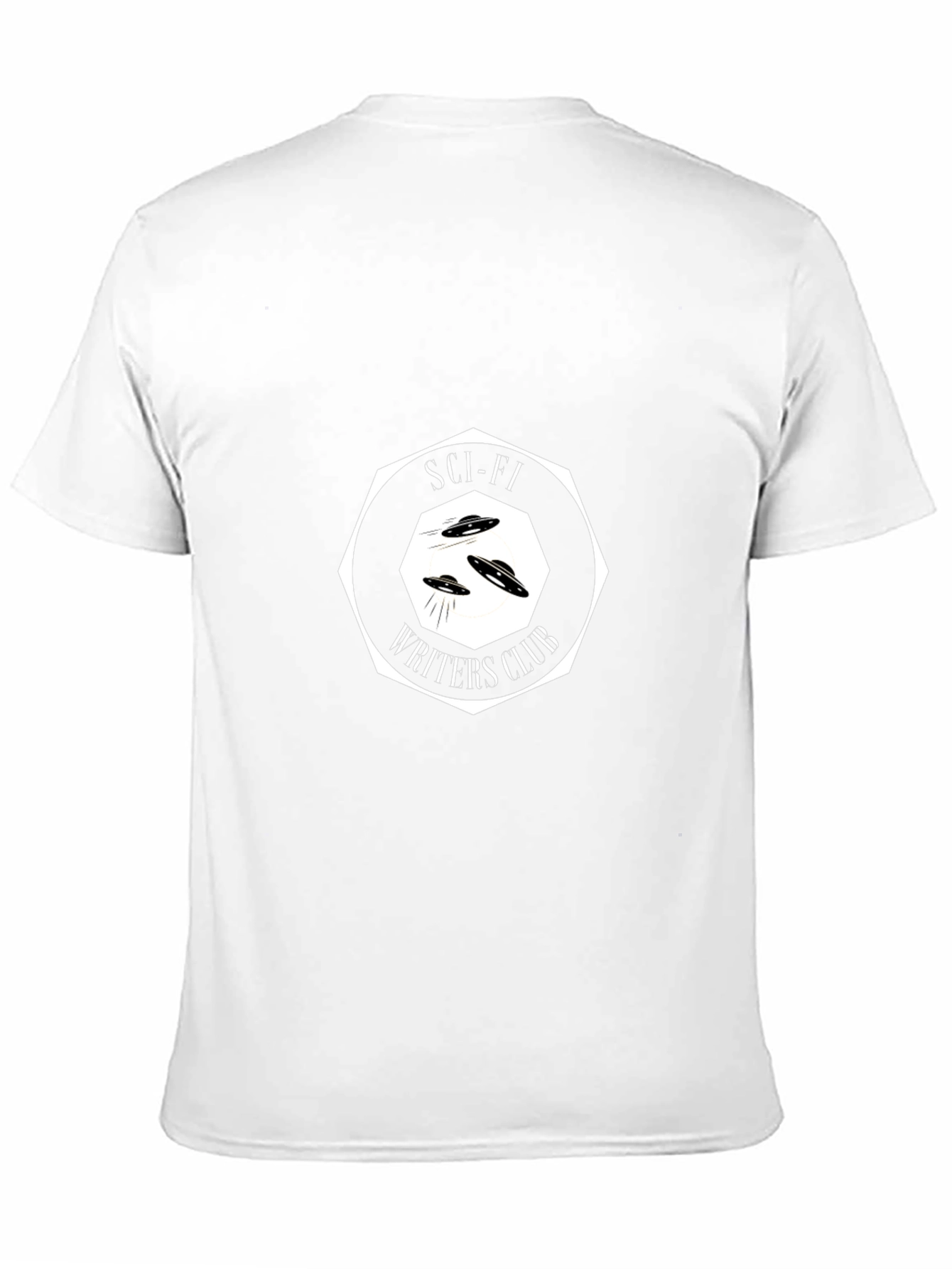 Sci-Fi Writers Club Graphic Tee - Black Cotton