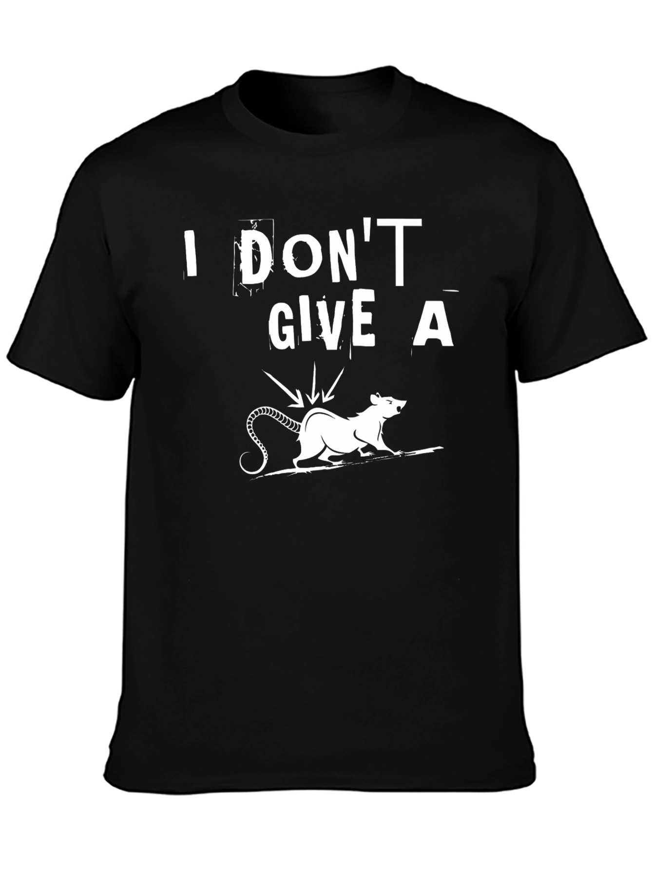 I Dont Give a Rats Rear End Funny T-Shirt