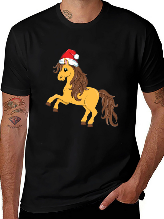 Christmas Horse T-Shirt - Holiday Cheer
