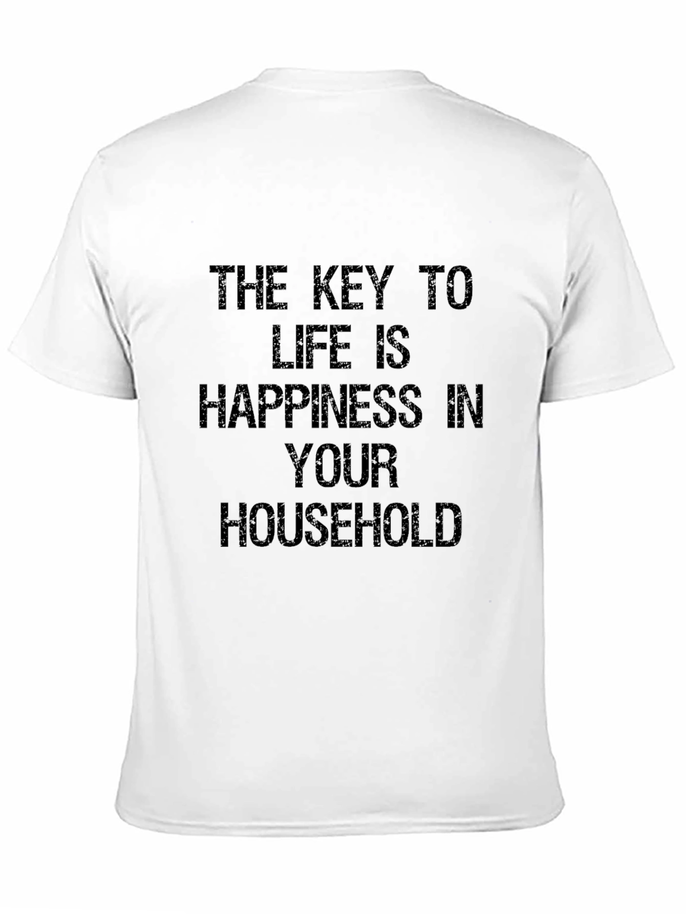 Key to Life Happiness T-Shirt - Soft Cotton