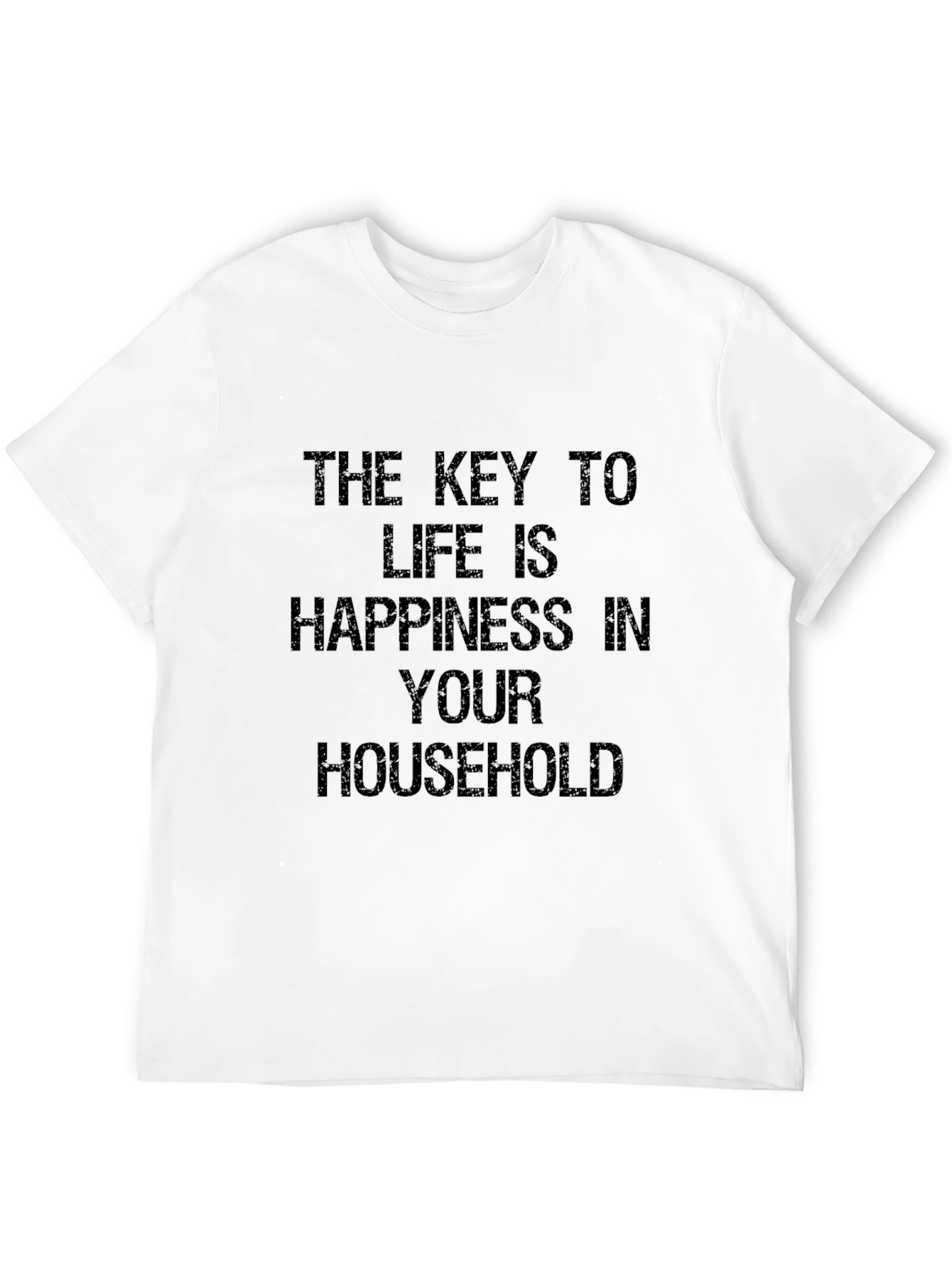 Key to Life Happiness T-Shirt - Soft Cotton