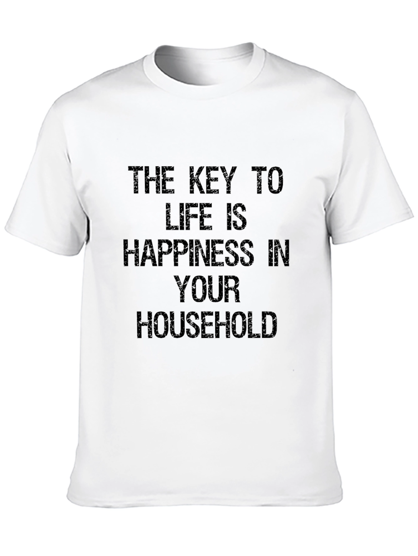 Key to Life Happiness T-Shirt - Soft Cotton