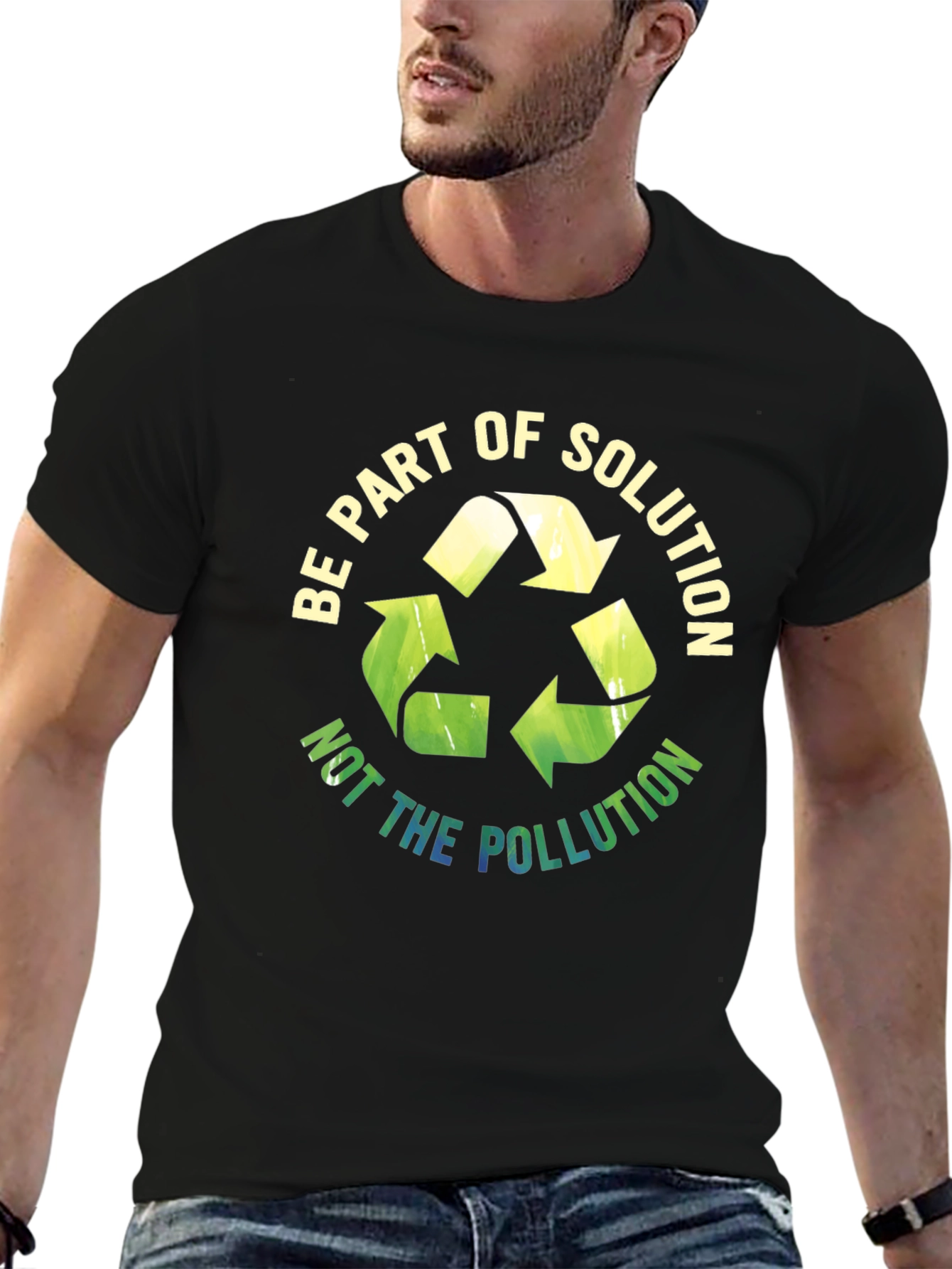 Eco-Friendly Be Part of Solution Graphic Tee