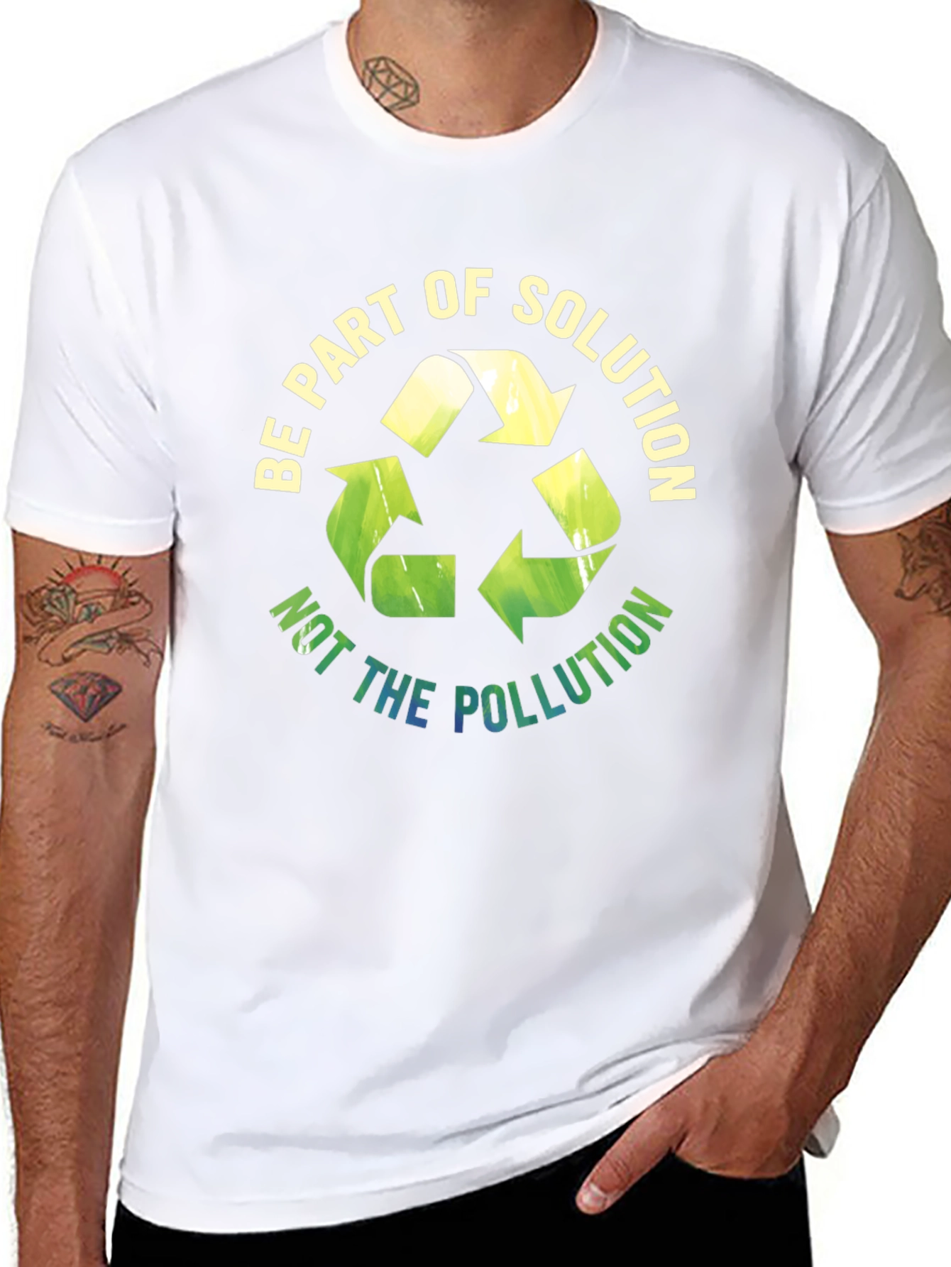 Eco-Friendly Be Part of Solution Graphic Tee