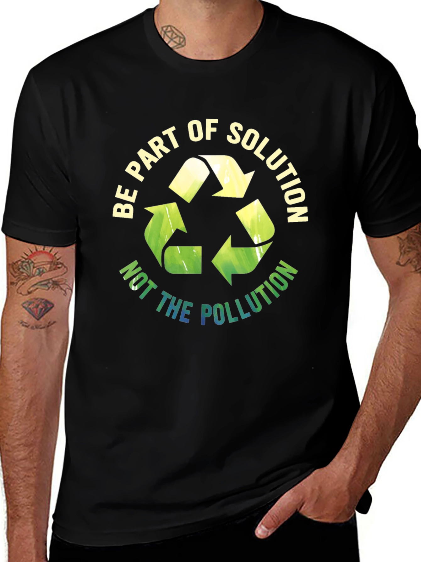 Eco-Friendly Be Part of Solution Graphic Tee