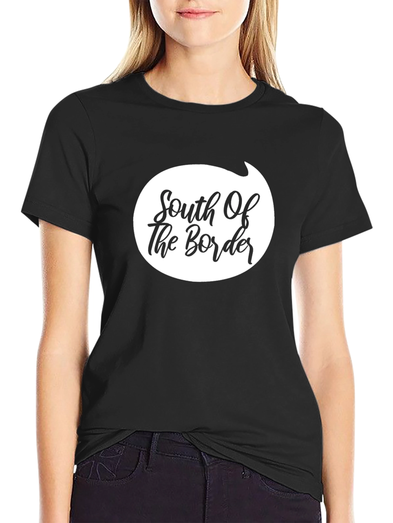 South of the Border Black Graphic Tee