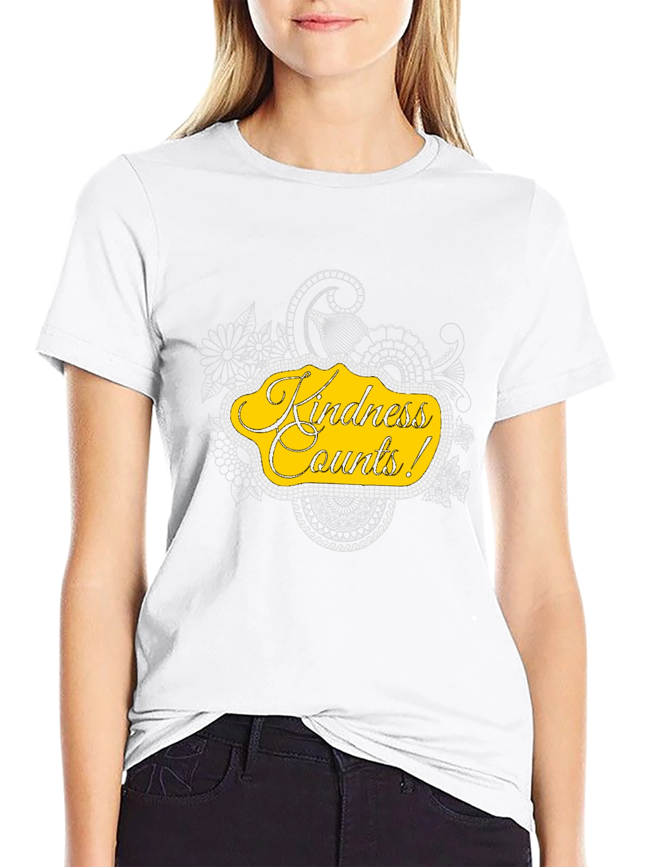 Kindness Counts Graphic Tee - Black