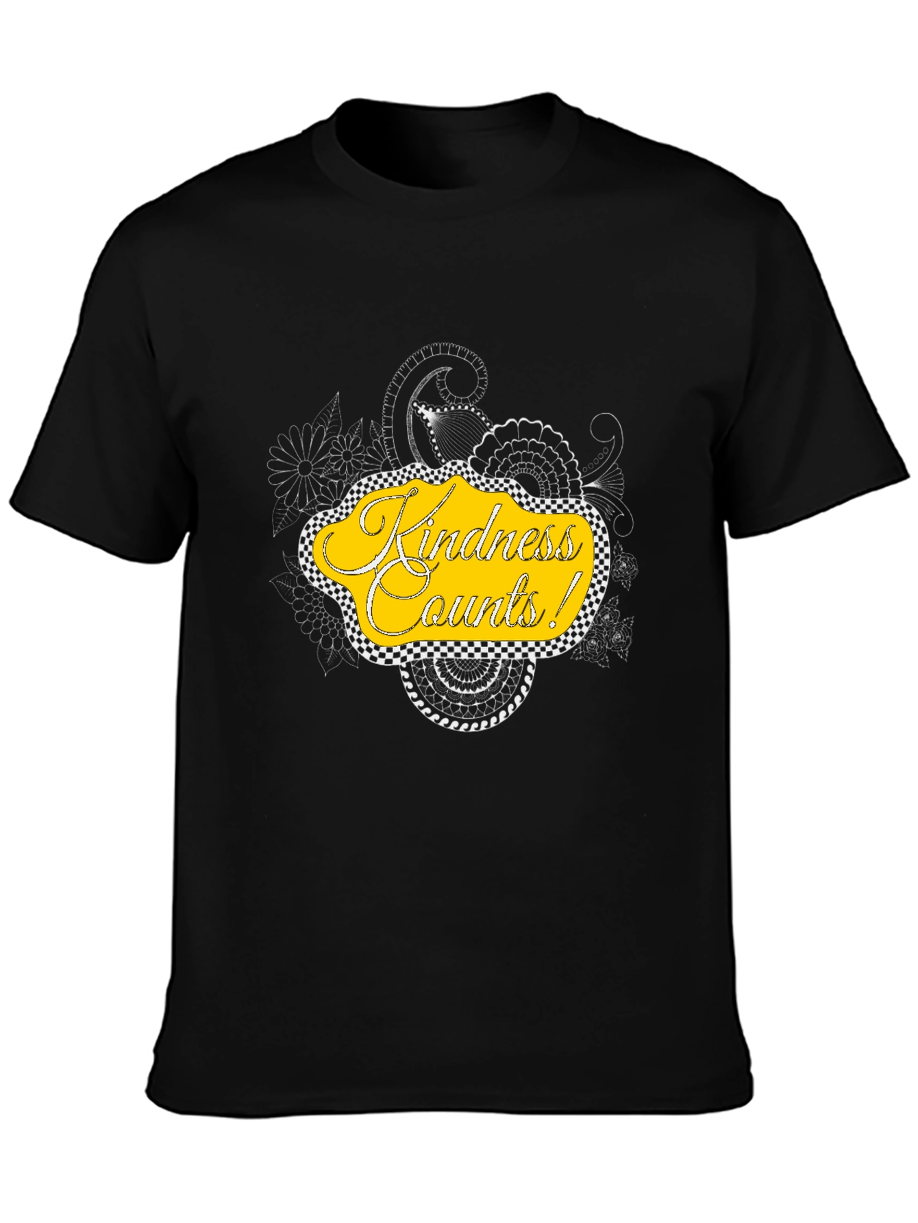Kindness Counts Graphic Tee - Black