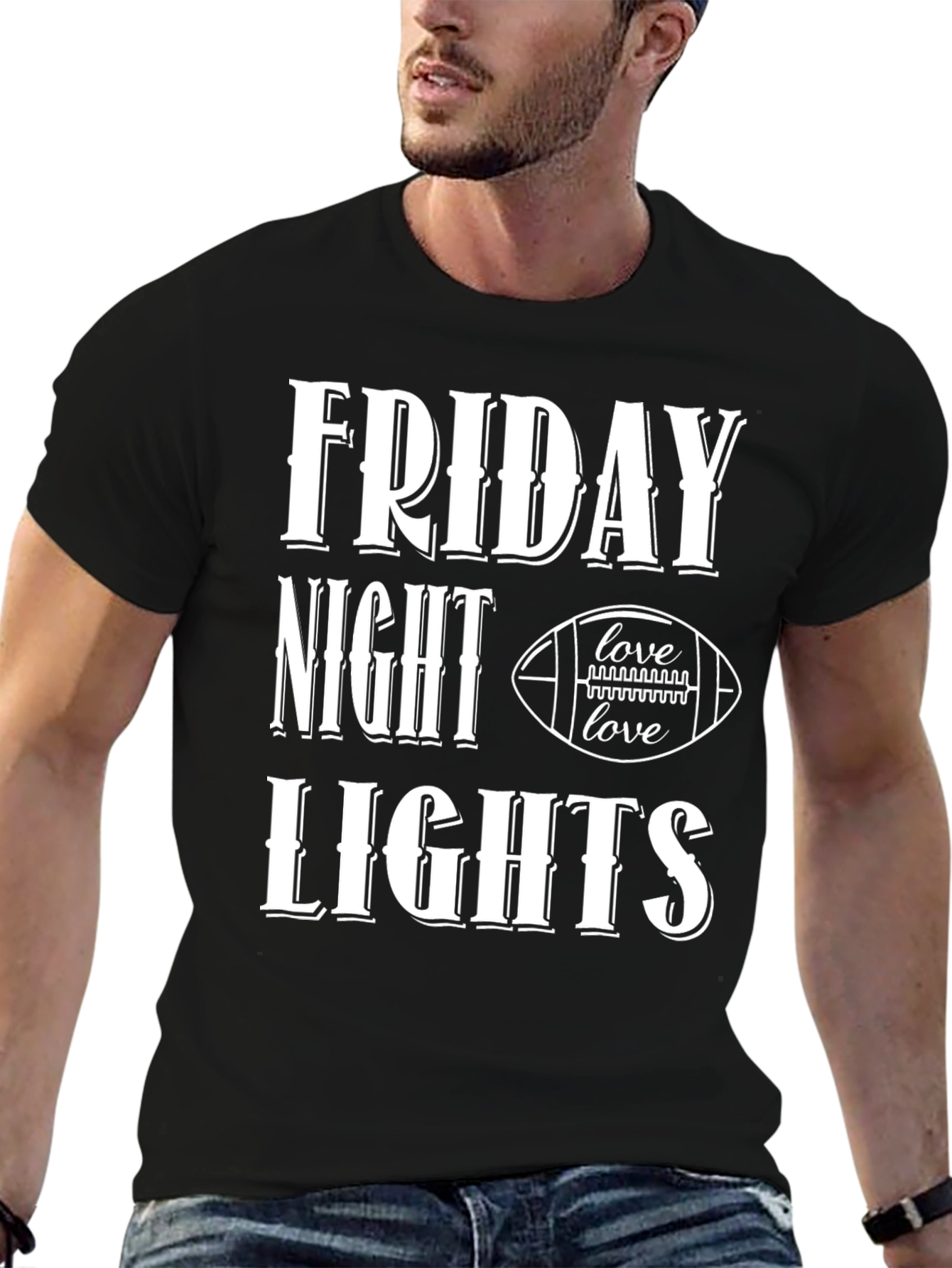 Friday Night Lights Football Graphic Tee