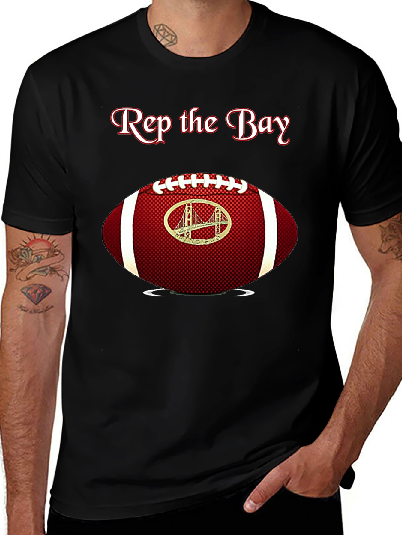 Rep the Bay Football T-Shirt