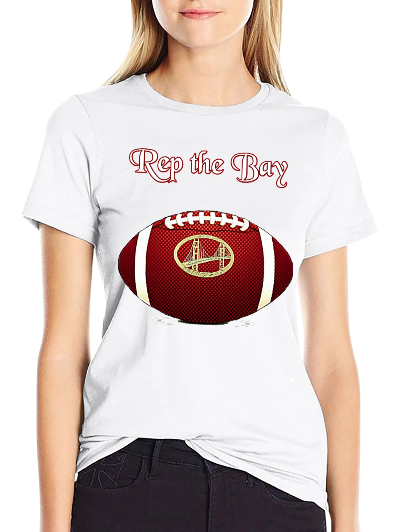 Rep the Bay Football T-Shirt