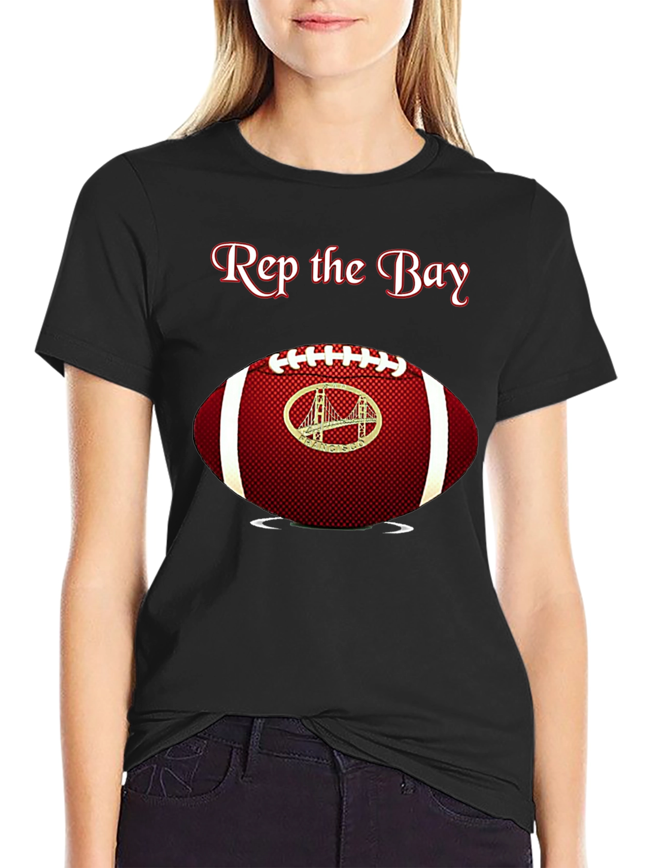 Rep the Bay Football T-Shirt