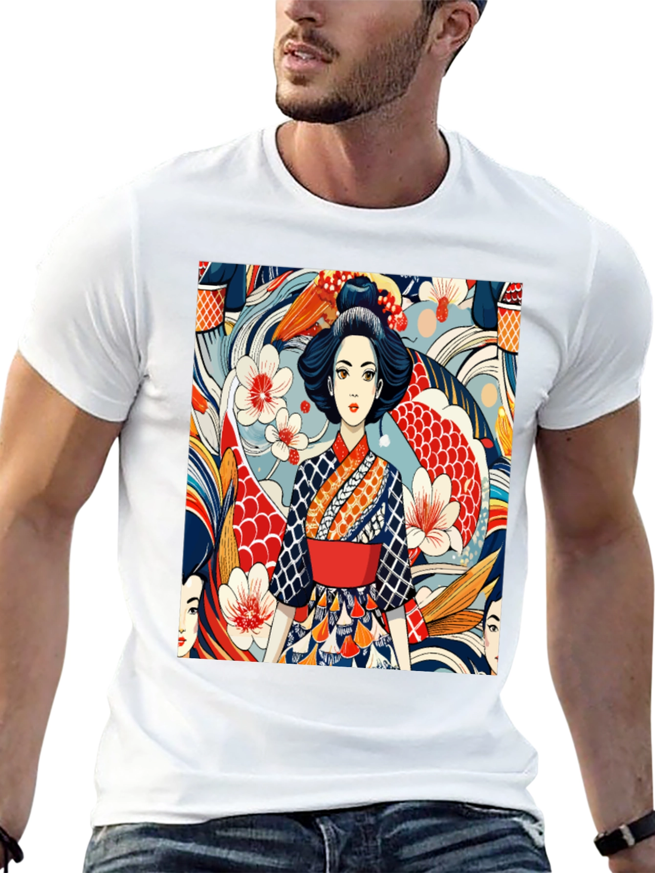 Japanese Art T-Shirt - Stylish Graphic Tee