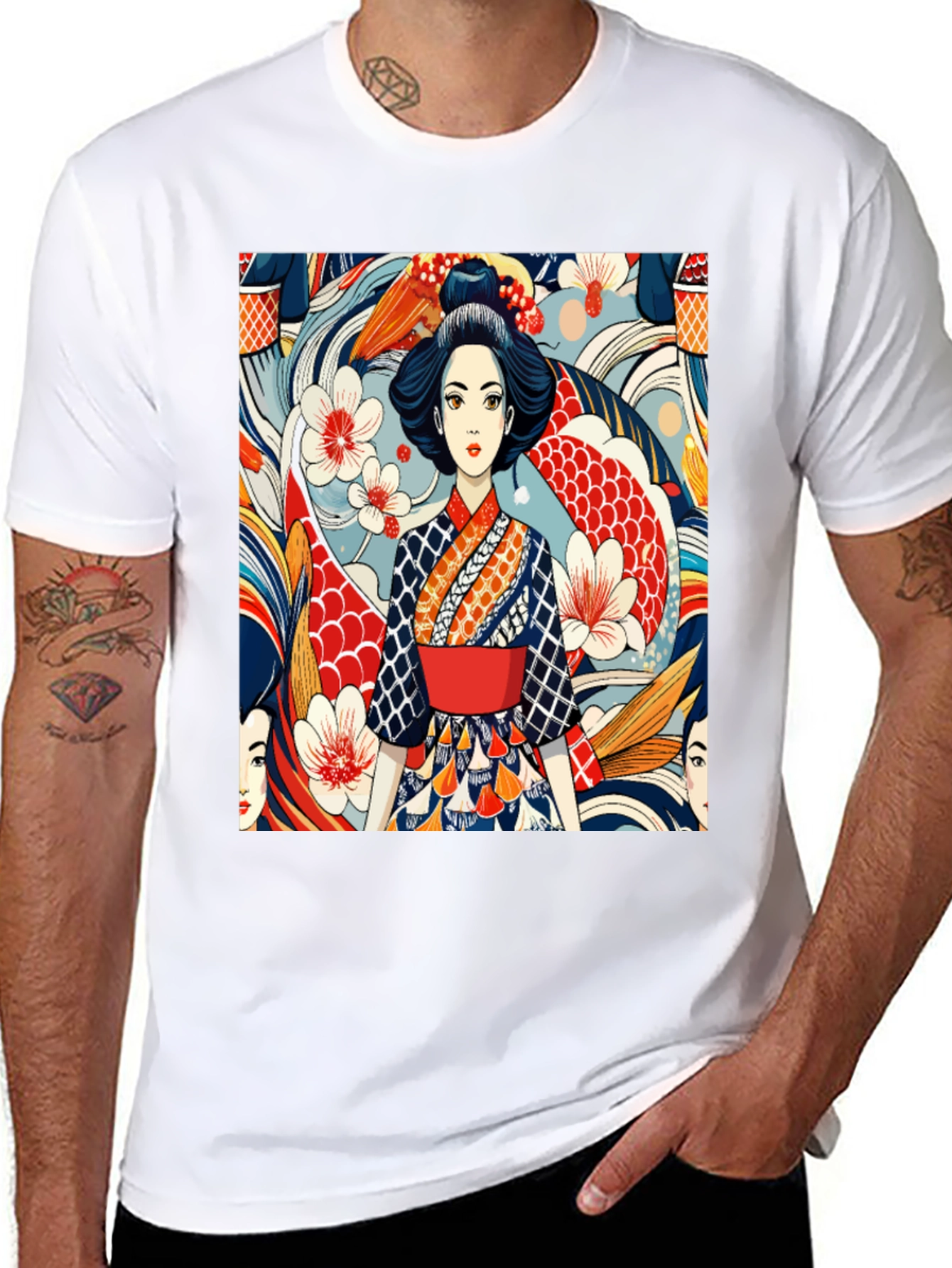 Japanese Art T-Shirt - Stylish Graphic Tee