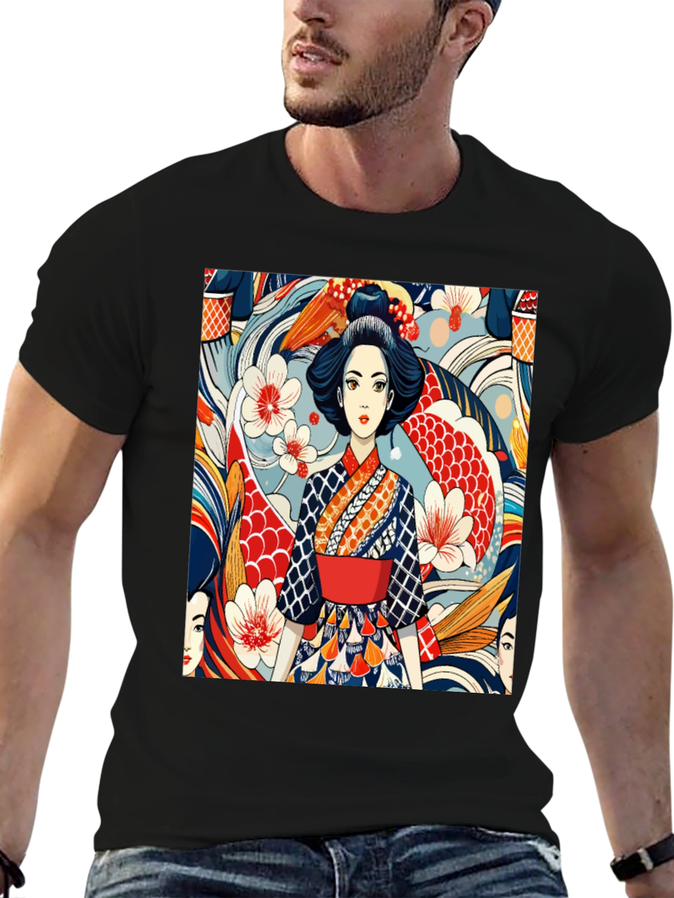 Japanese Art T-Shirt - Stylish Graphic Tee