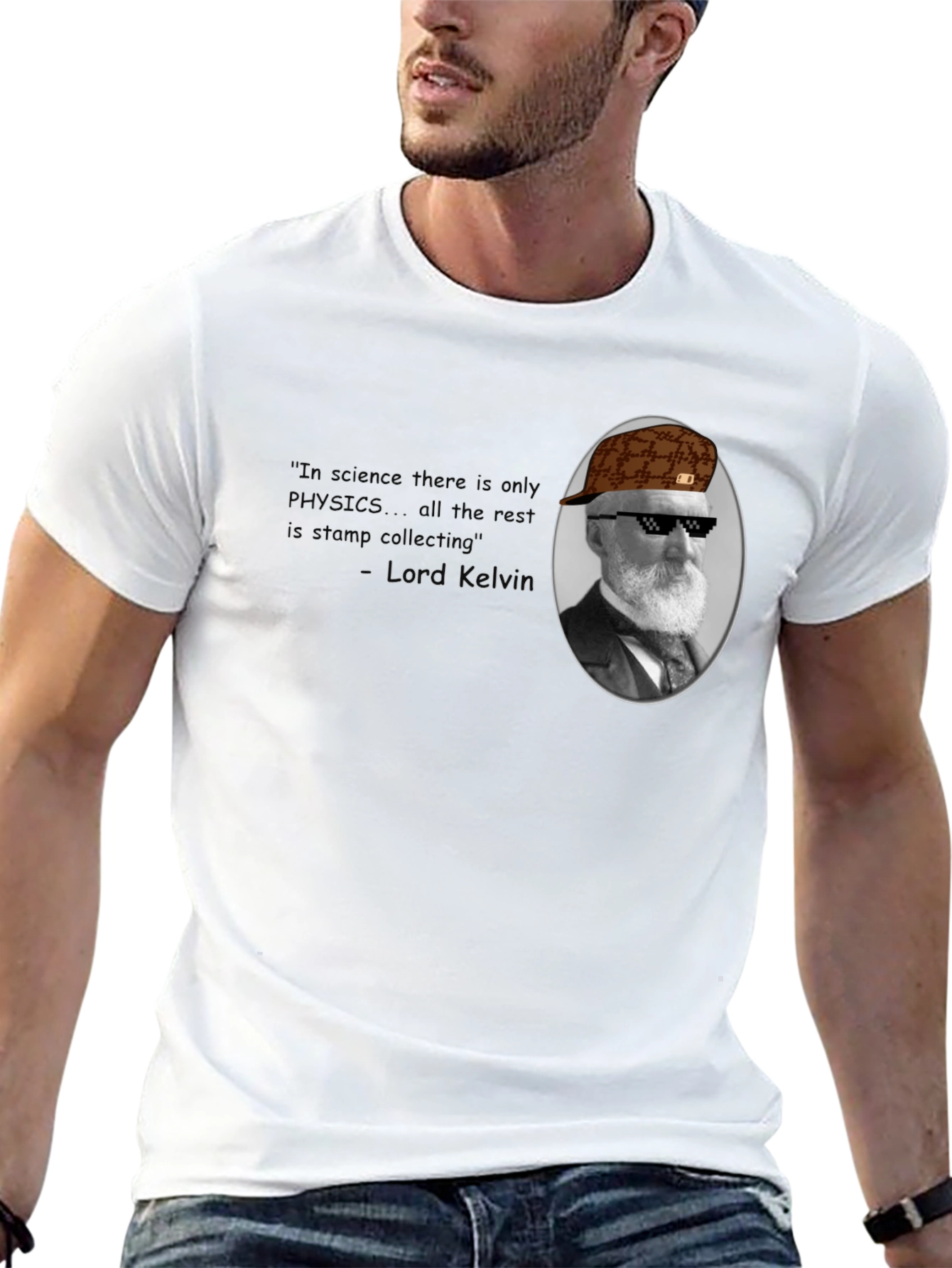 Physics Quote Graphic Tee - Lord Kelvin