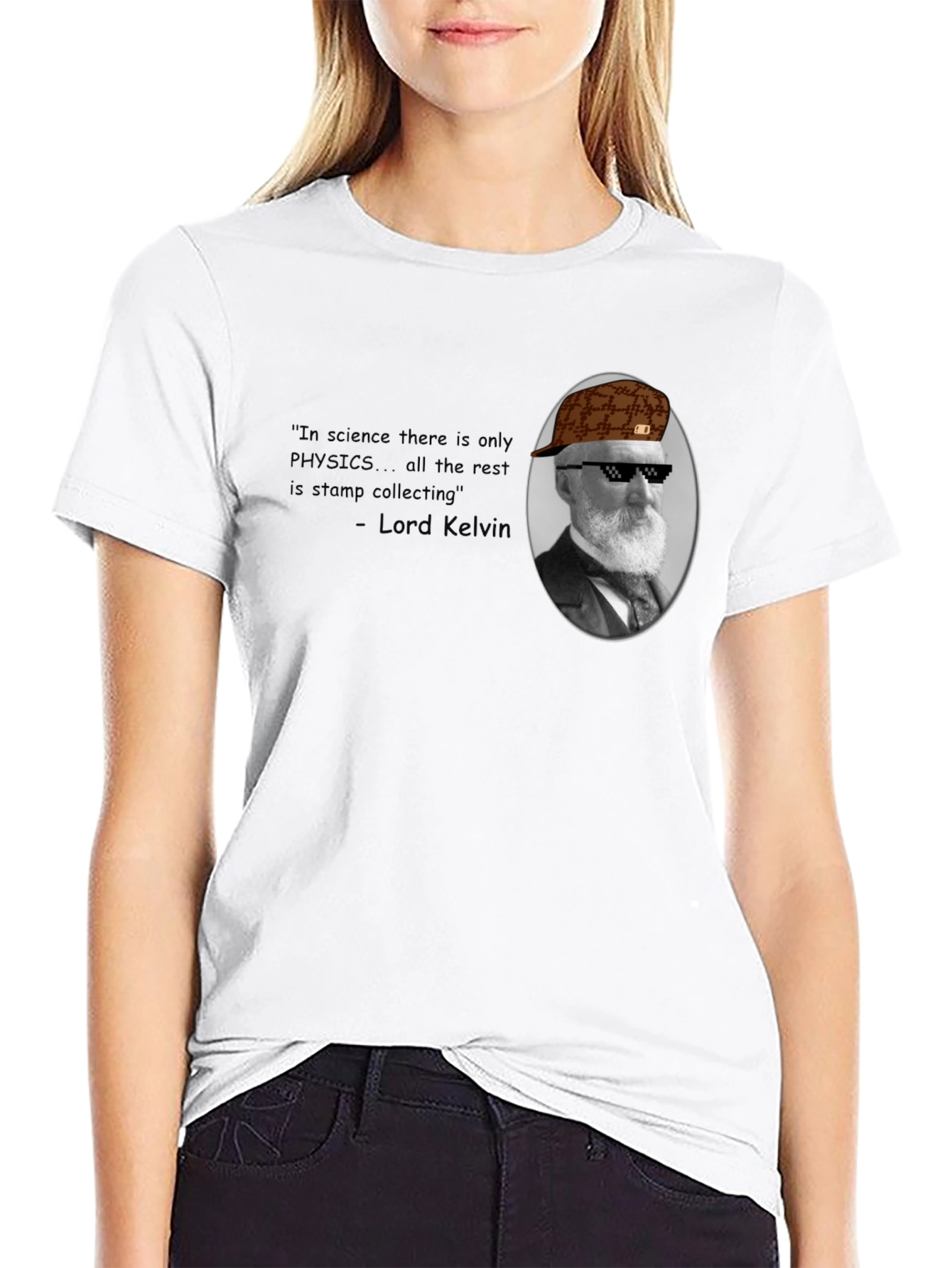 Physics Quote Graphic Tee - Lord Kelvin