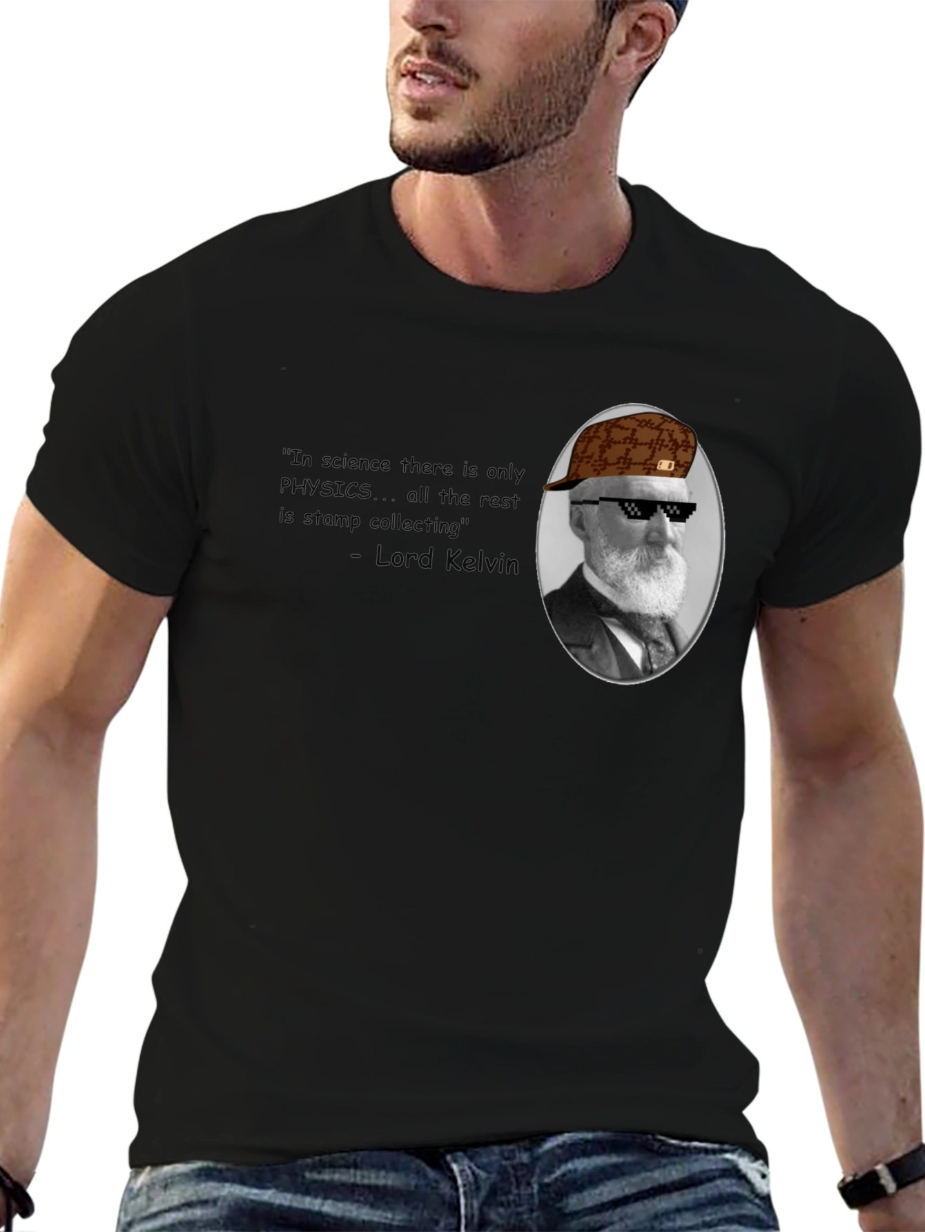 Physics Quote Graphic Tee - Lord Kelvin