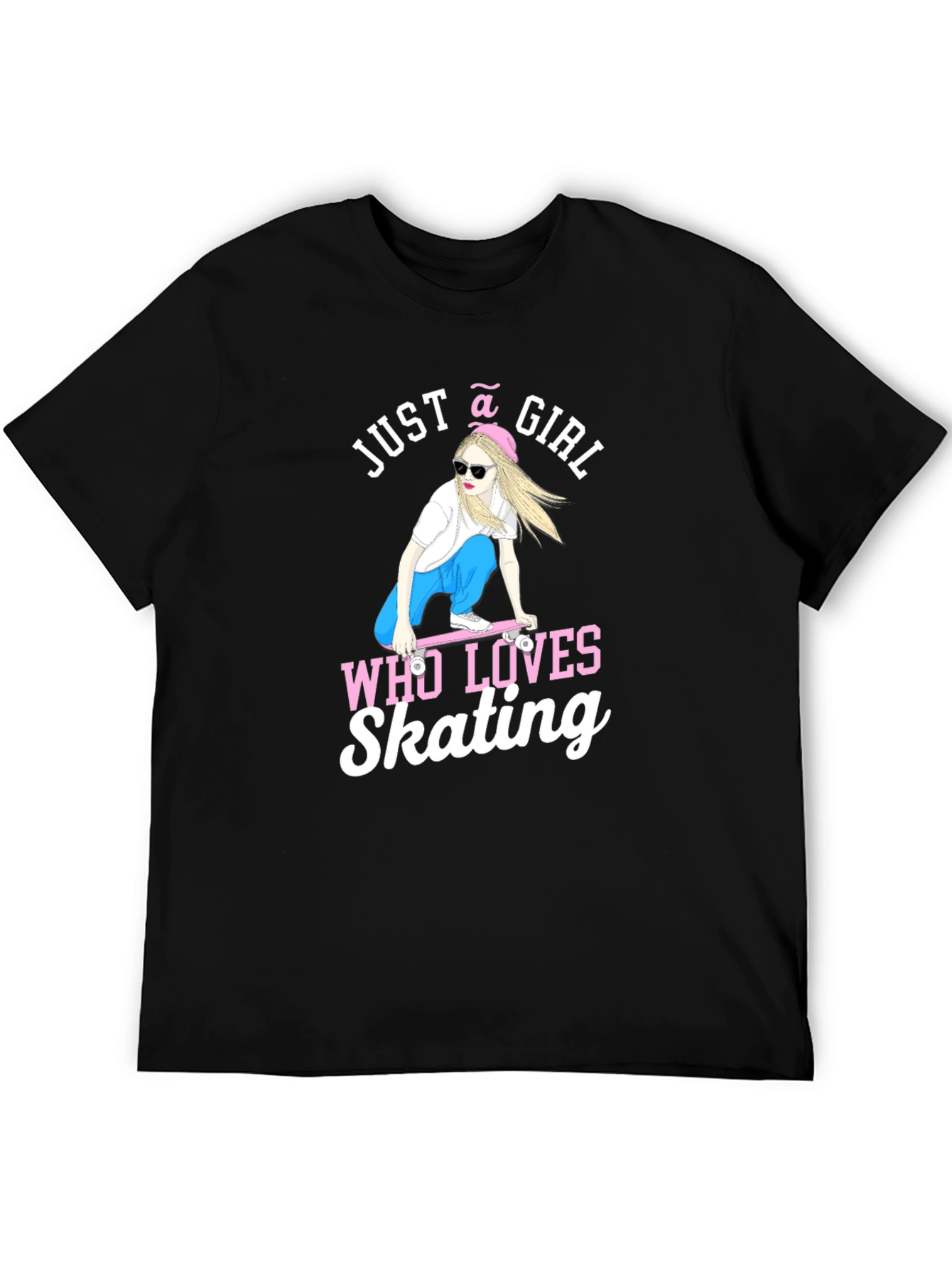 Just A Girl Who Loves Skating T-Shirt