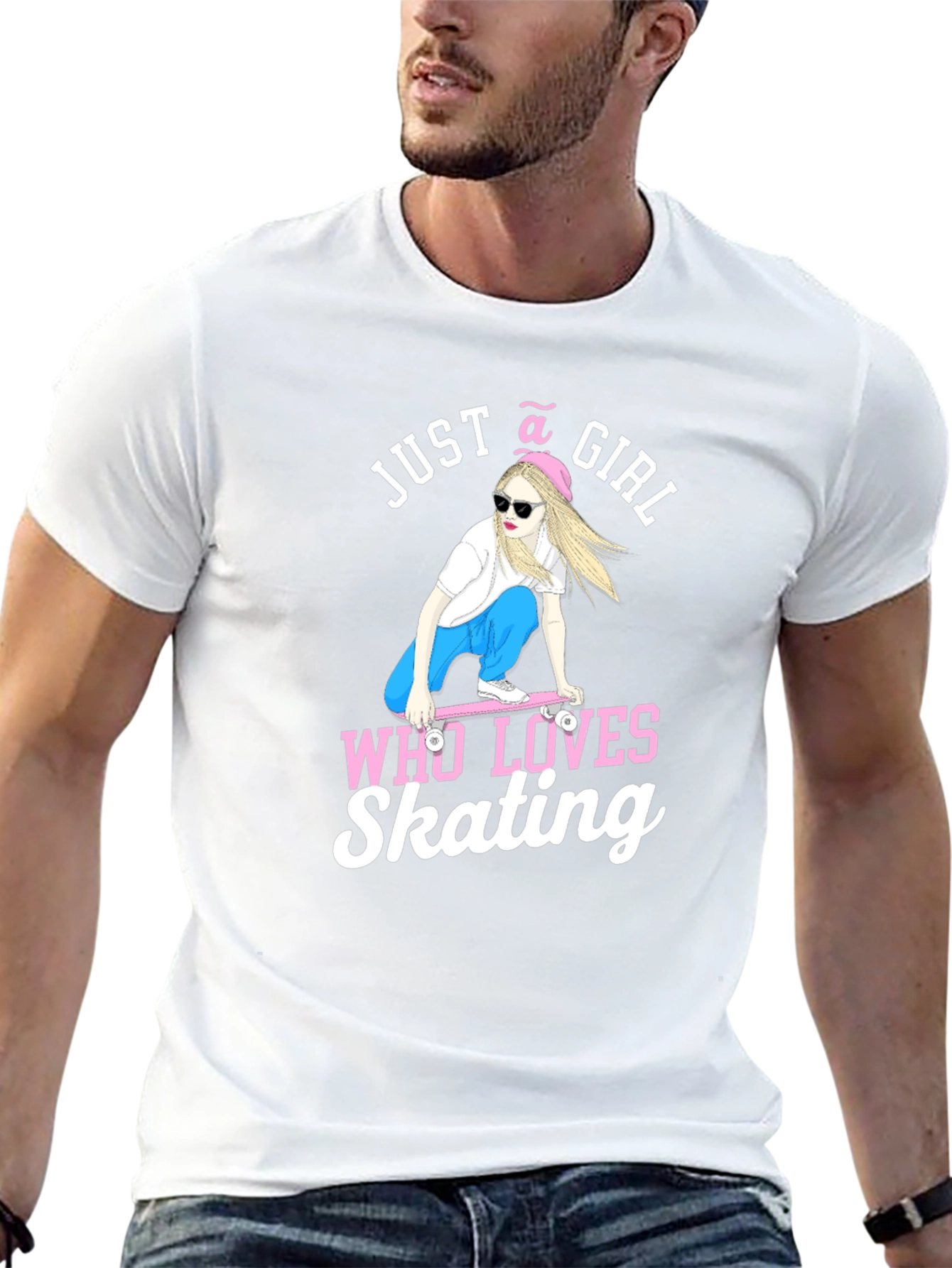 Just A Girl Who Loves Skating T-Shirt