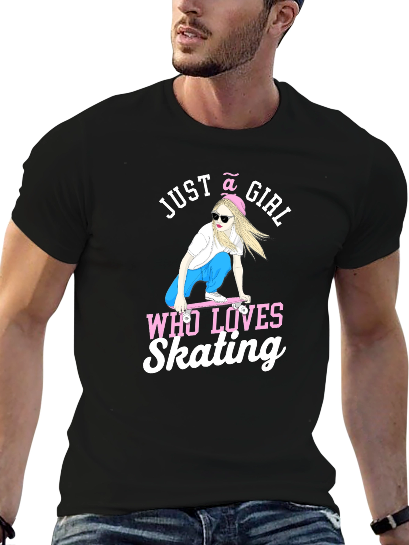 Just A Girl Who Loves Skating T-Shirt